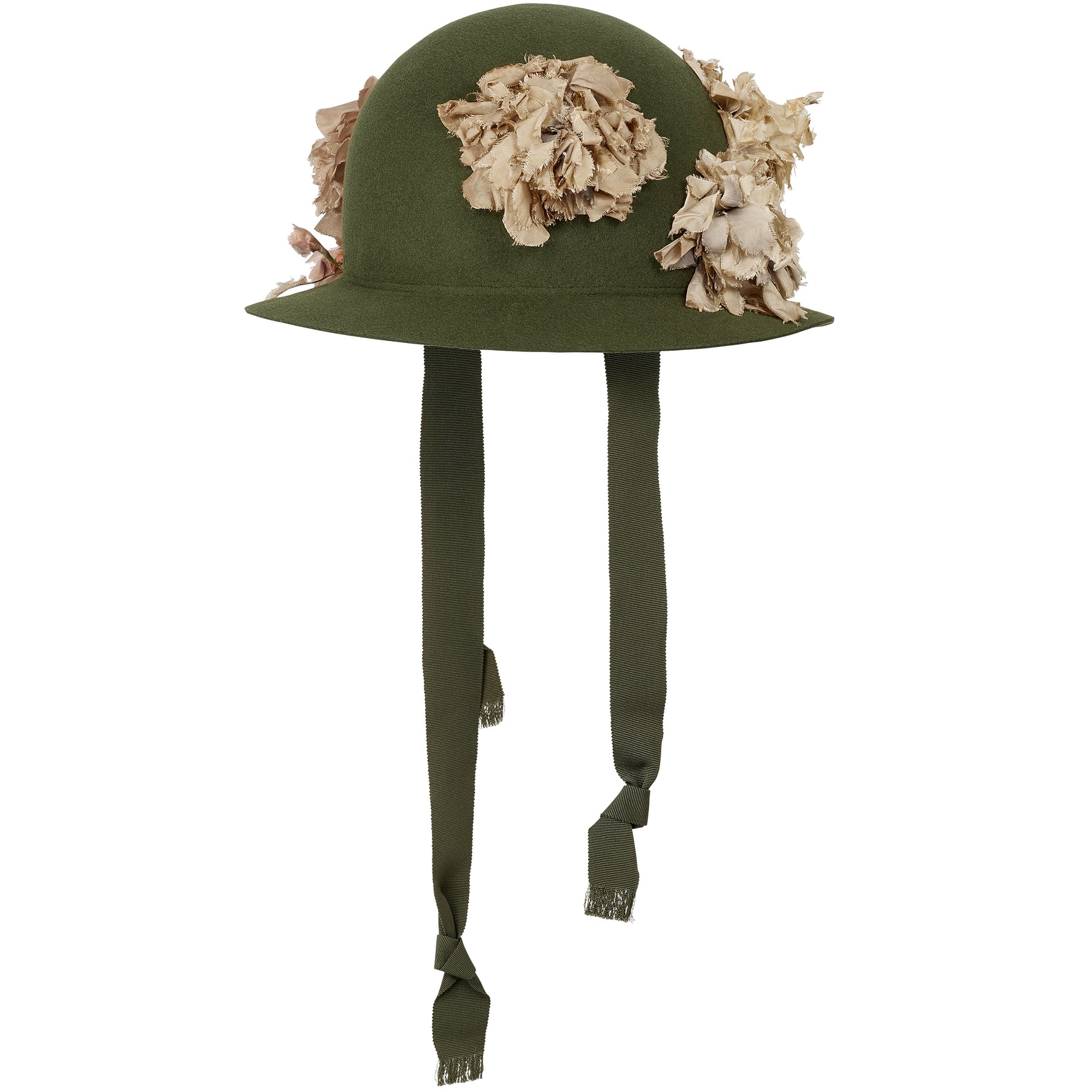 HIZUME COLLABORATION HAT OLIVE