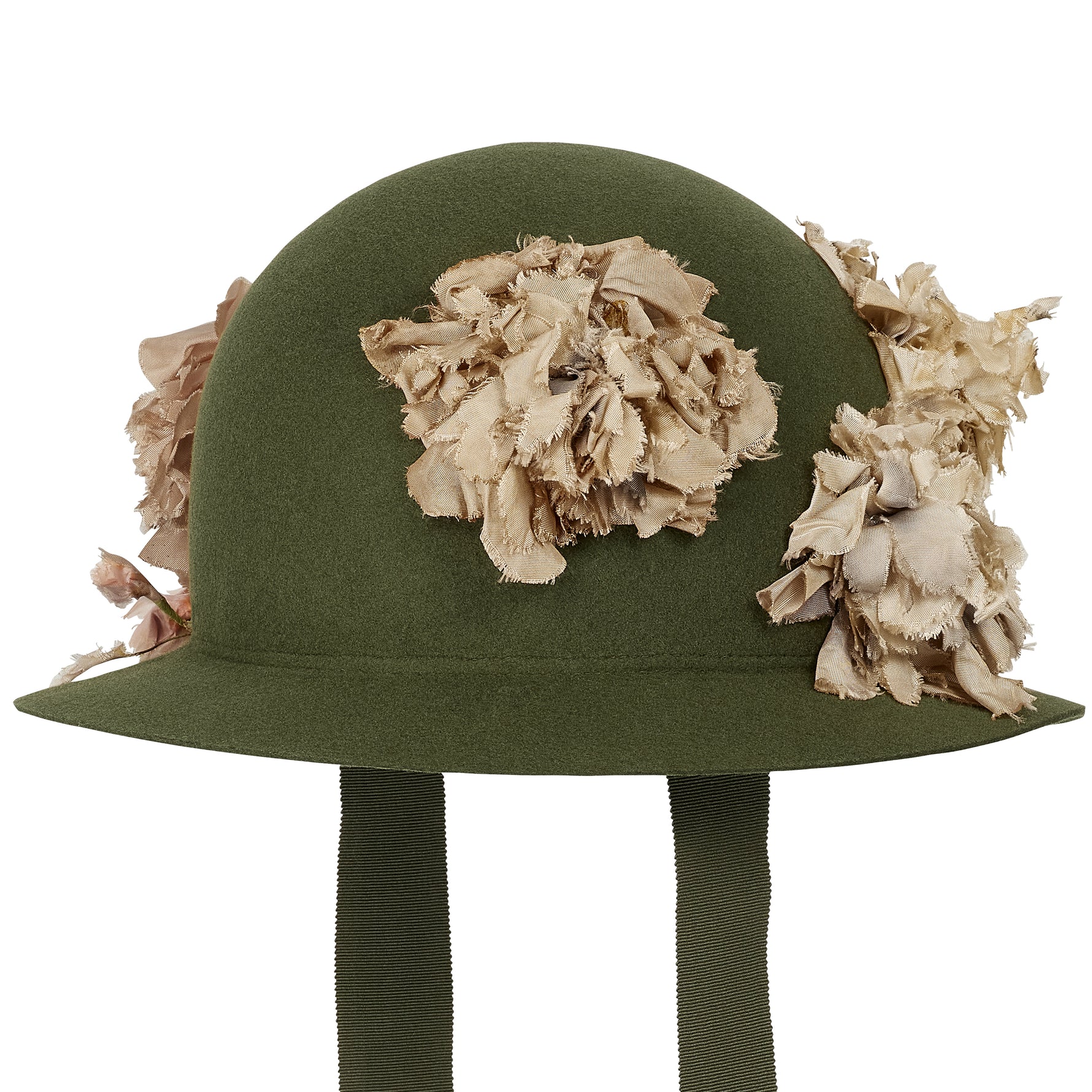 HIZUME COLLABORATION HAT OLIVE