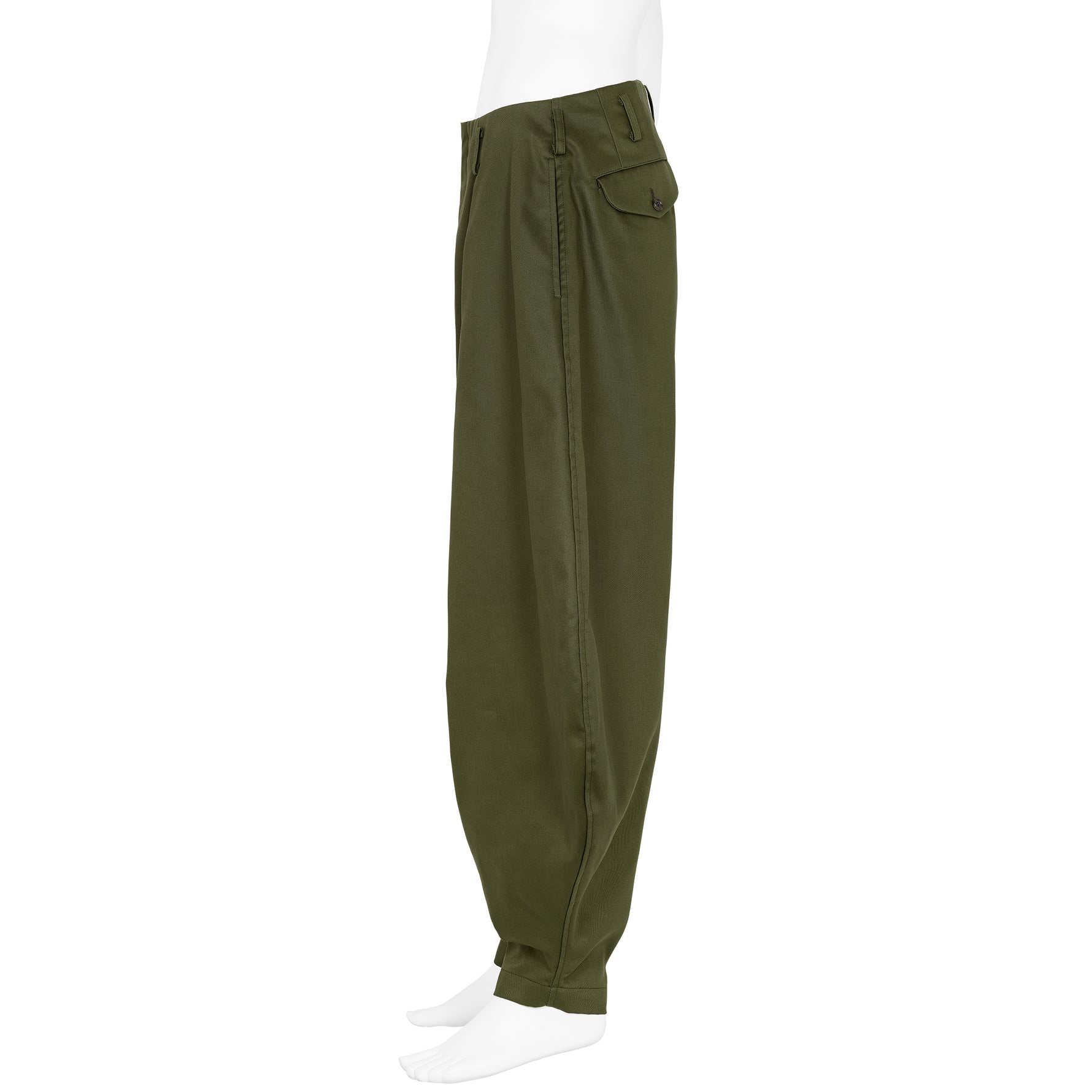 COTTON CHINO JODHPURS PANTS OLIVE