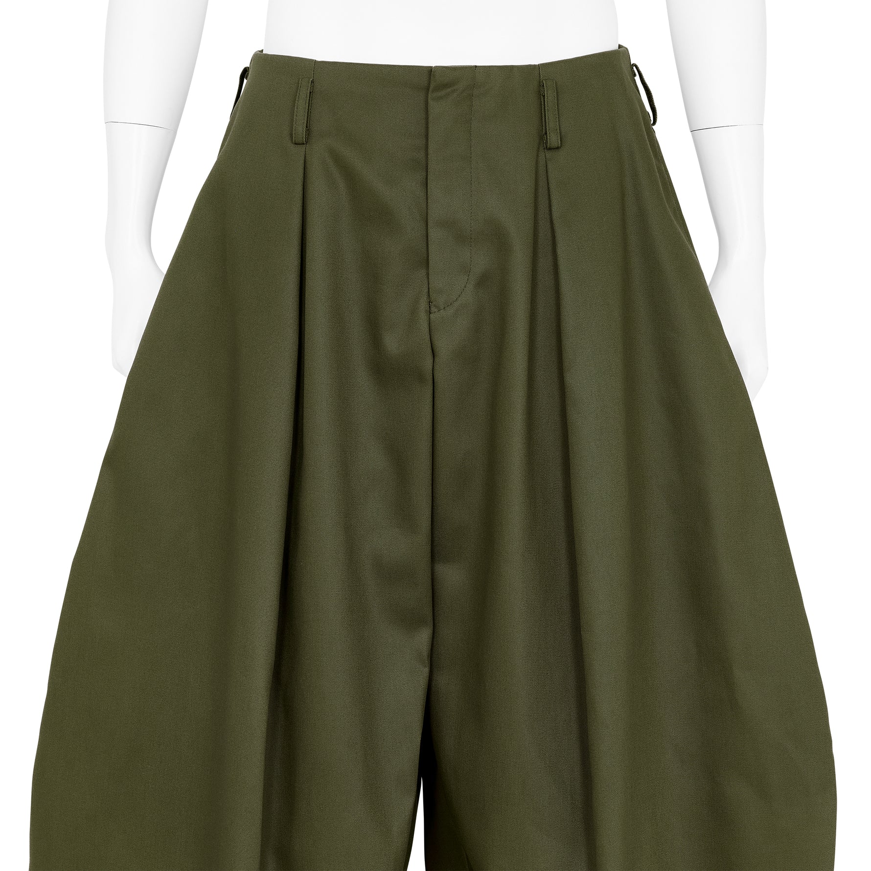 COTTON CHINO JODHPURS PANTS OLIVE