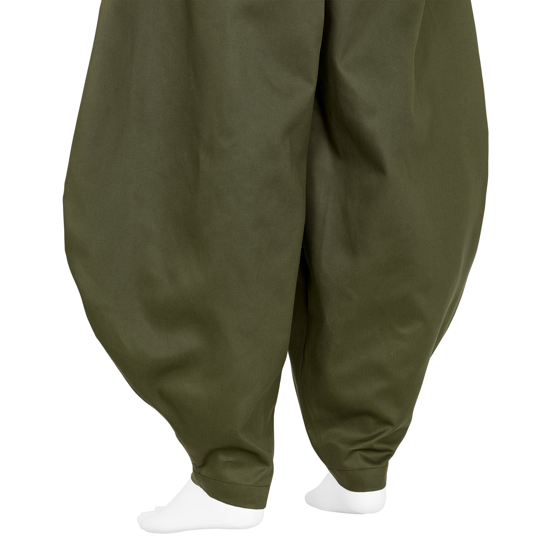 COTTON CHINO JODHPURS PANTS OLIVE