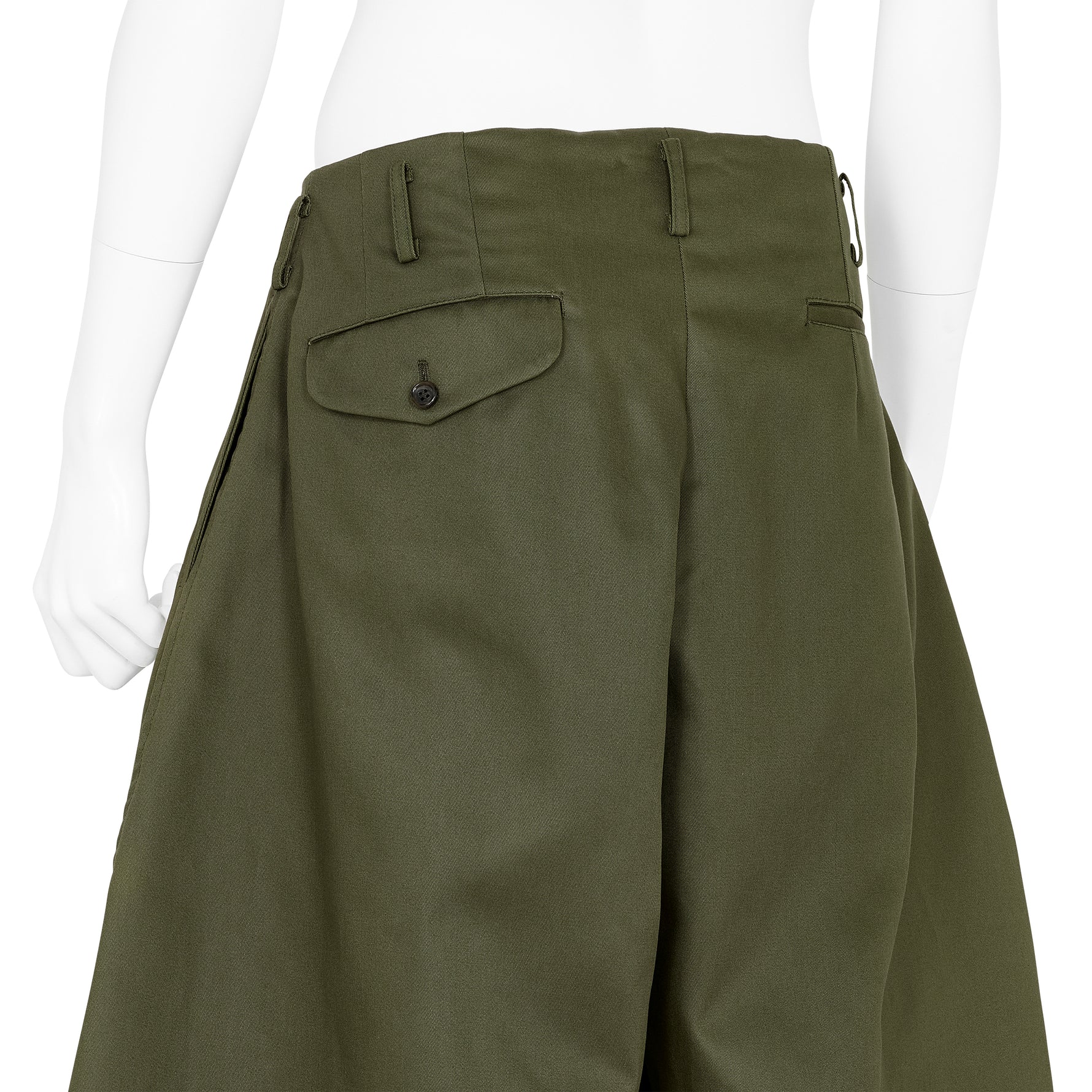 COTTON CHINO JODHPURS PANTS OLIVE