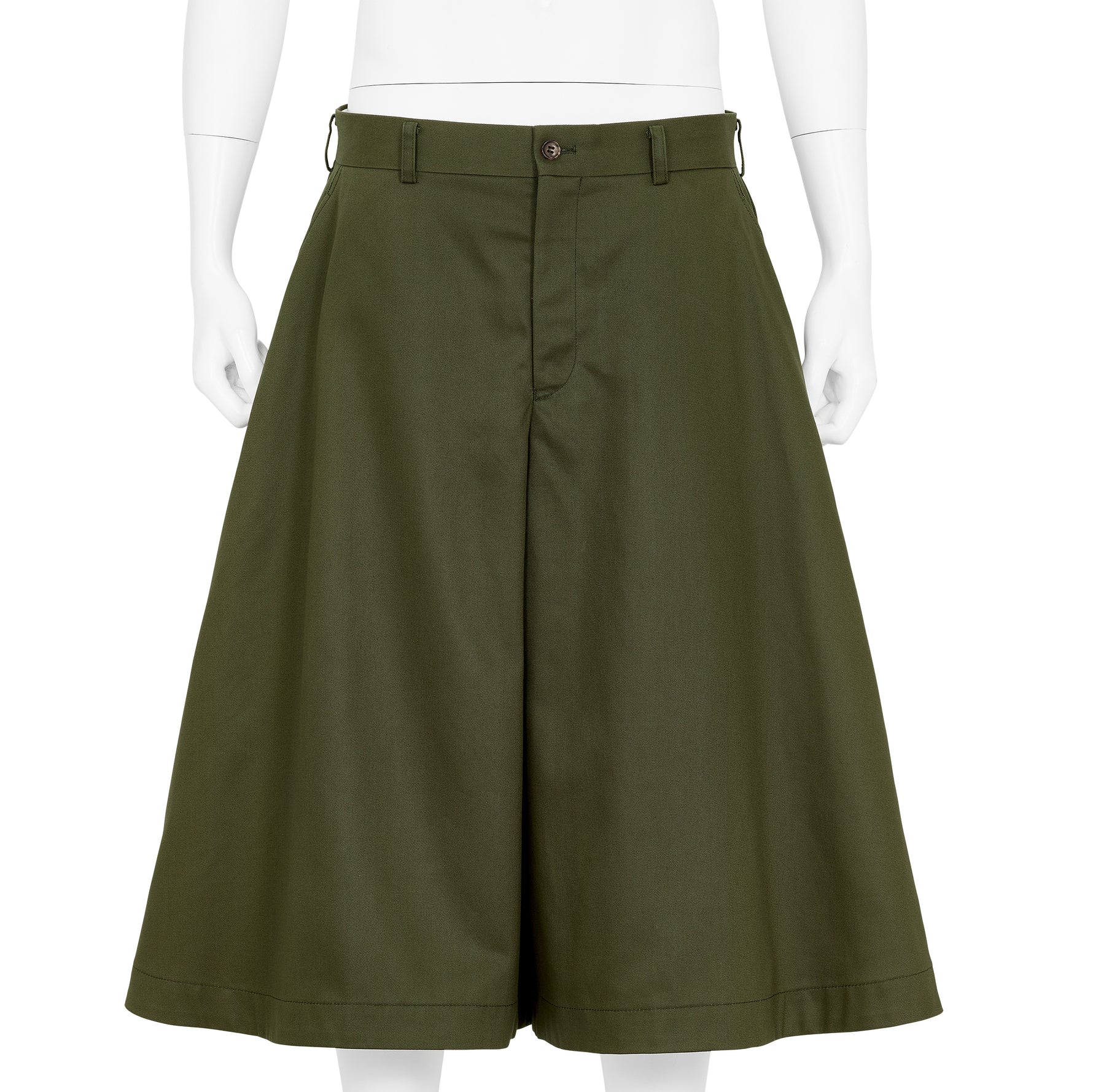 COTTON CHINO SHORTS OLIVE