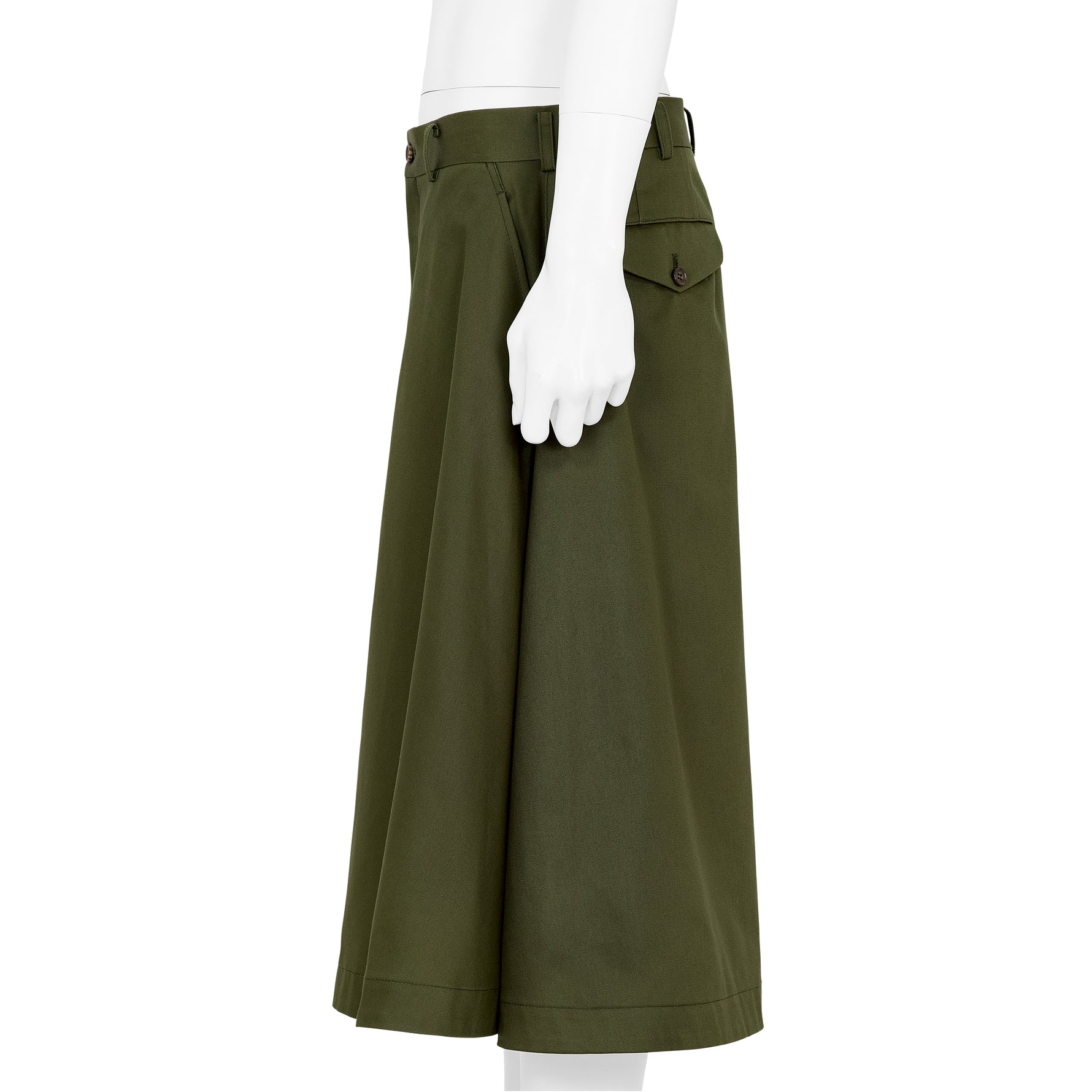 COTTON CHINO SHORTS OLIVE