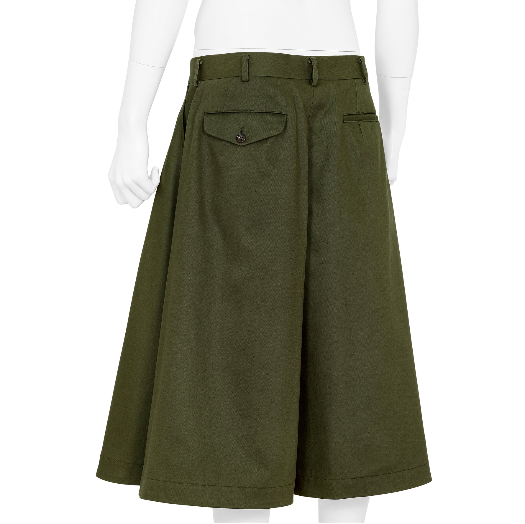 COTTON CHINO SHORTS OLIVE