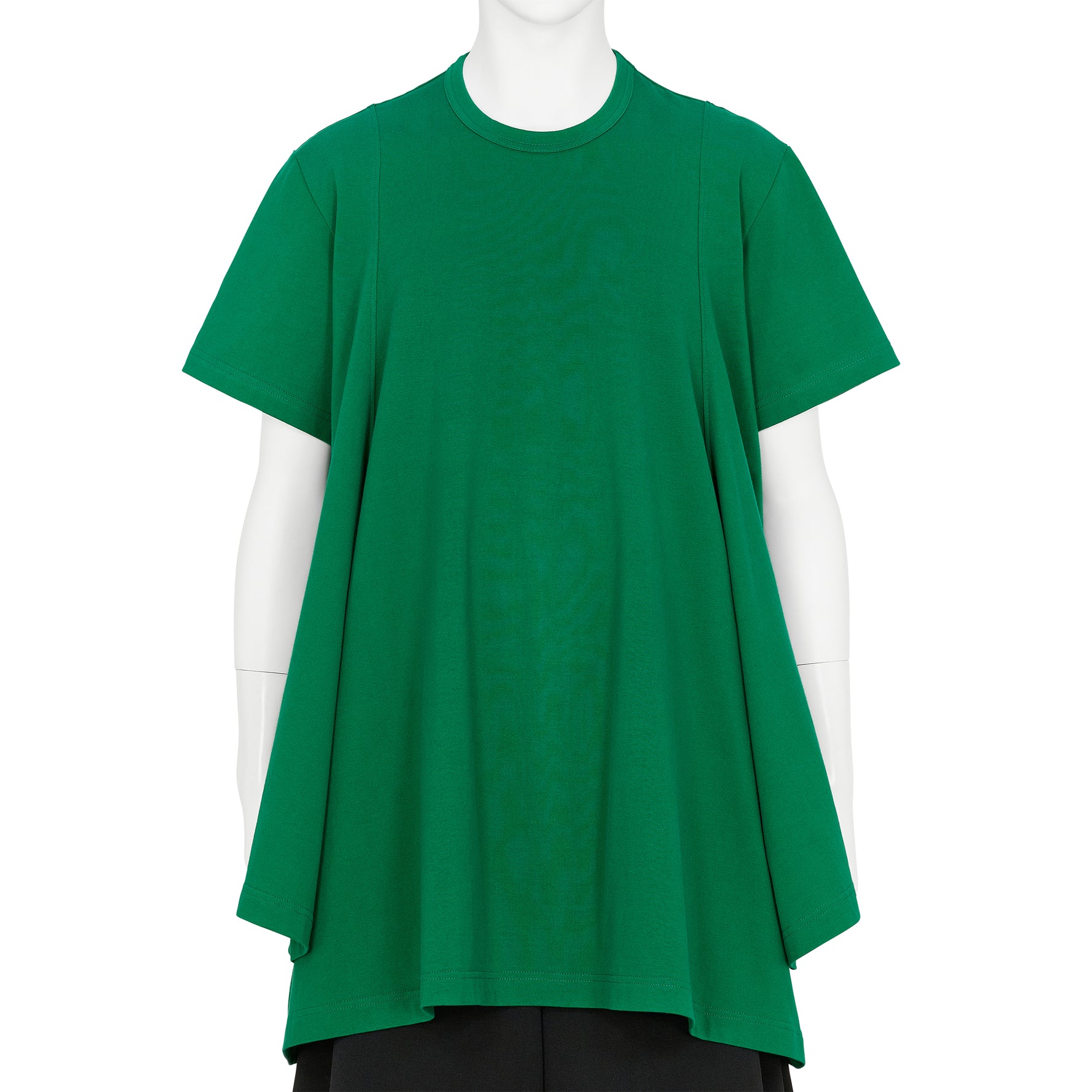 COTTON S/S LONG TEE SHIRT GREEN