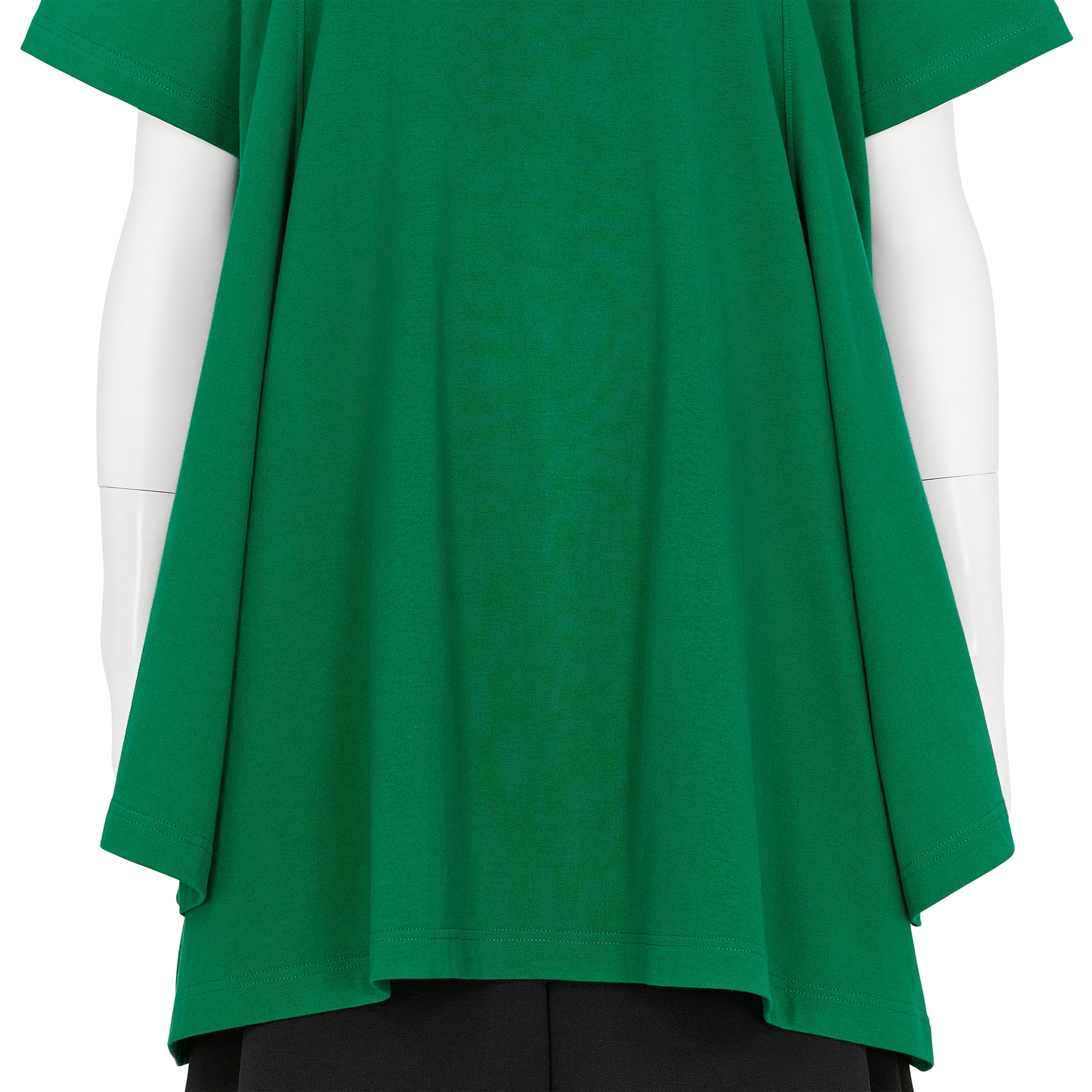 COTTON S/S LONG TEE SHIRT GREEN