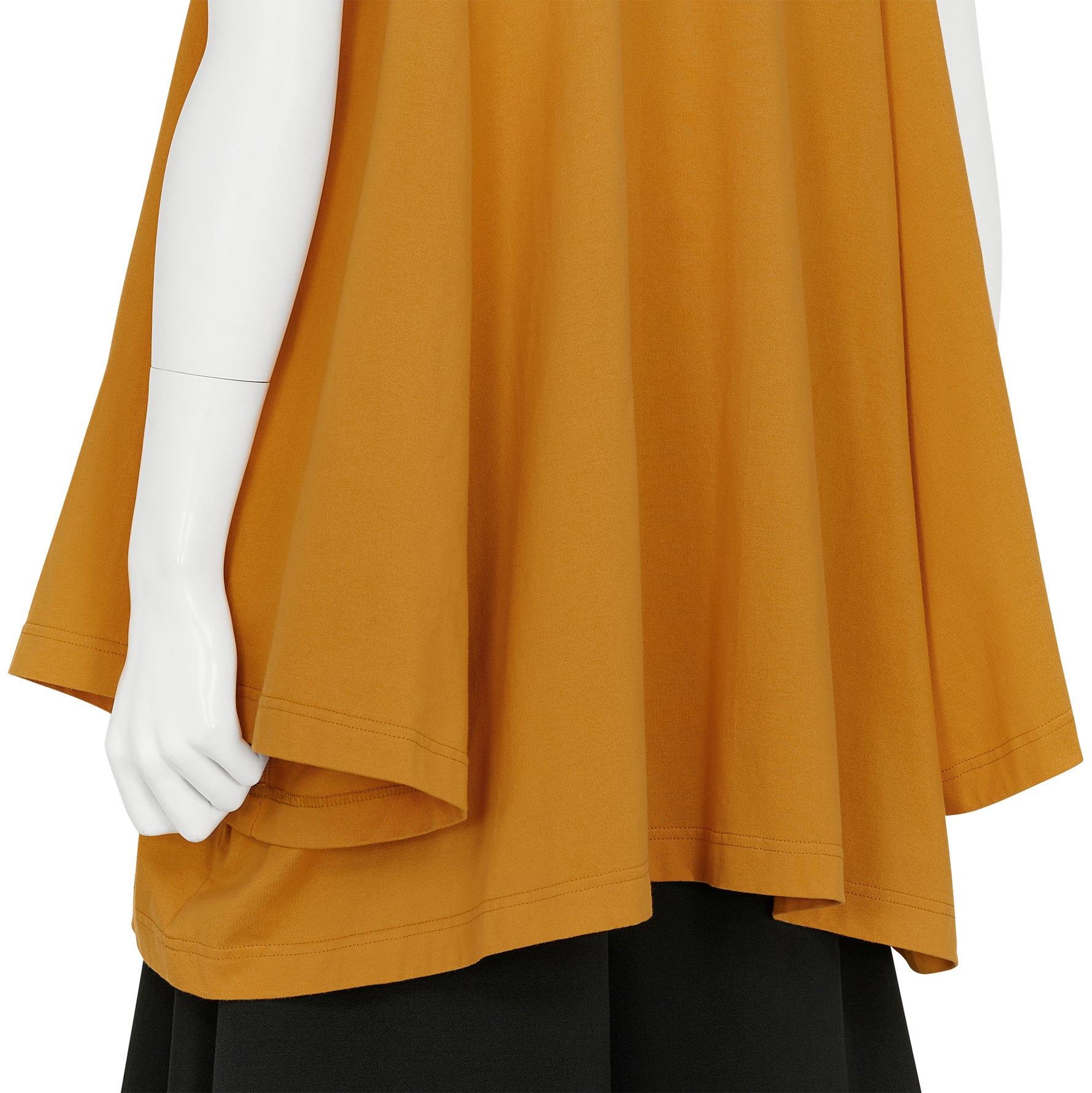 COTTON S/S LONG TEE SHIRT ORANGE