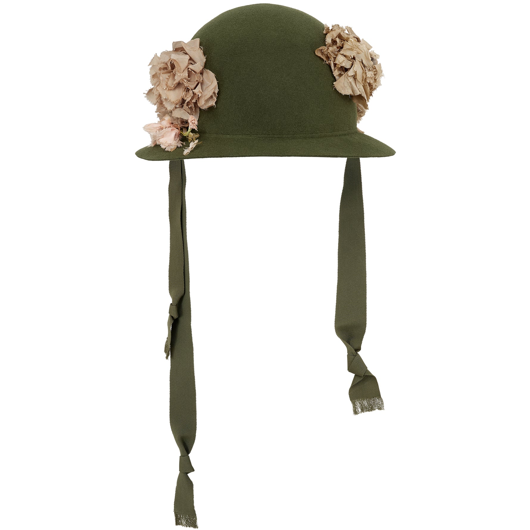 HIZUME COLLABORATION HAT OLIVE