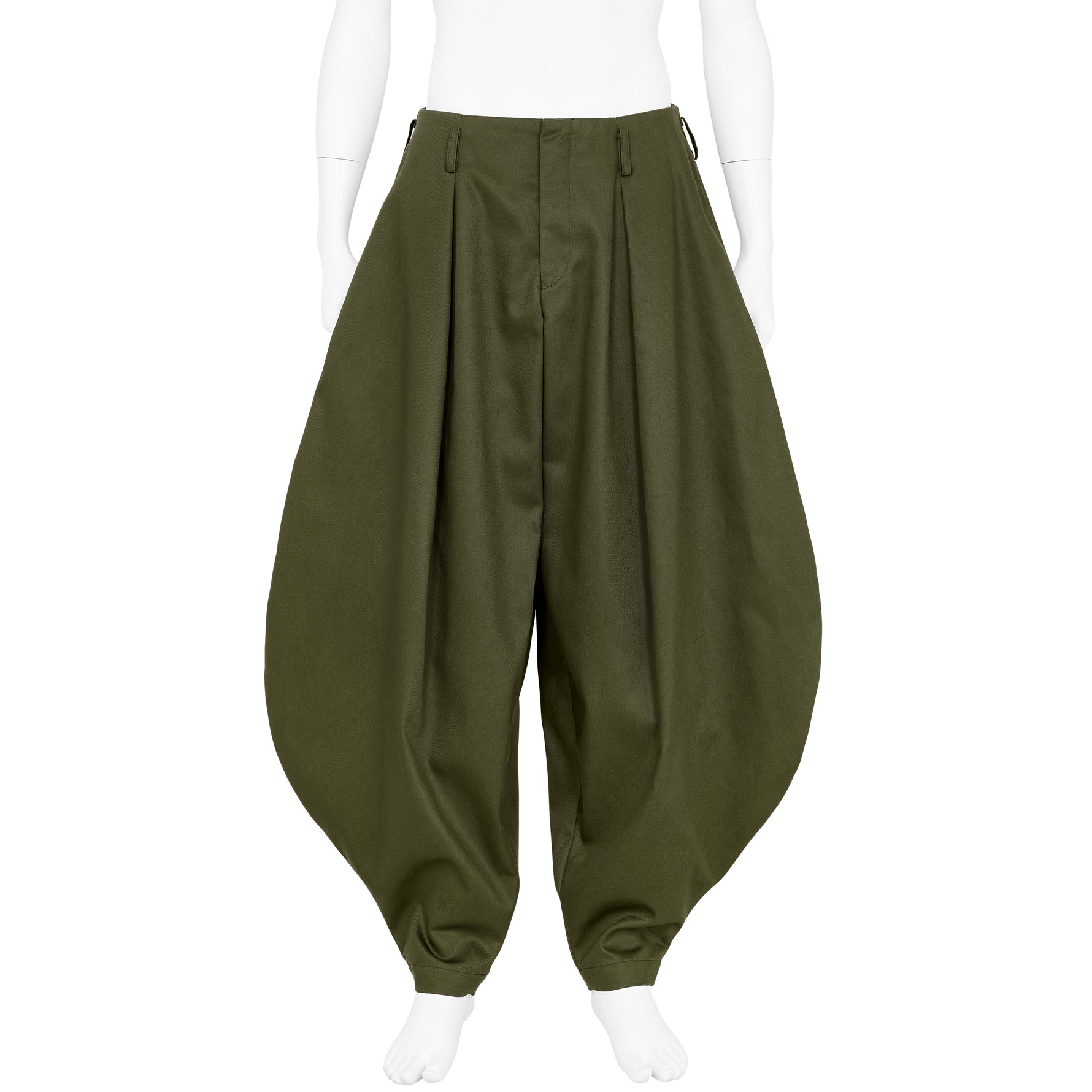 COTTON CHINO JODHPURS PANTS OLIVE