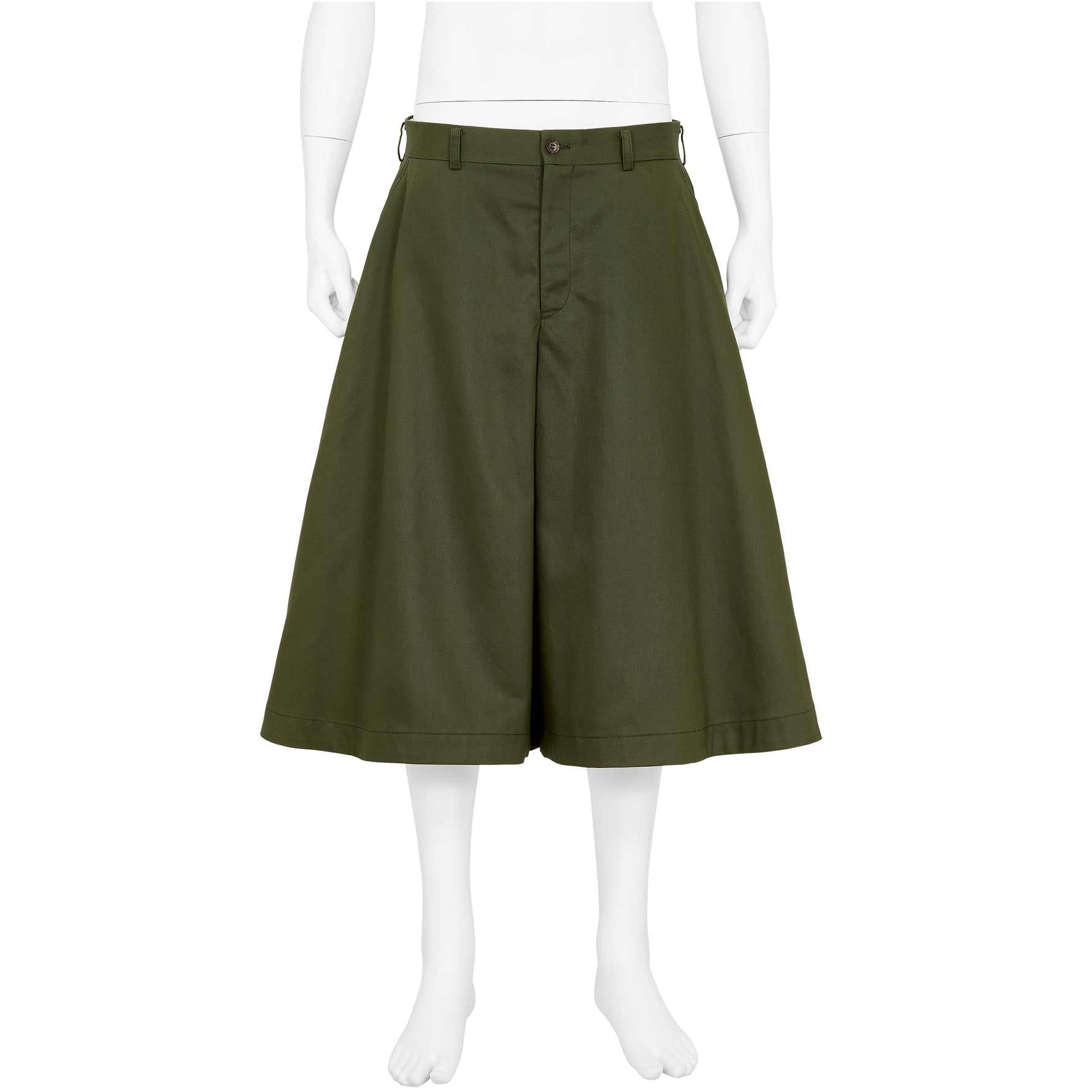 COTTON CHINO SHORTS OLIVE