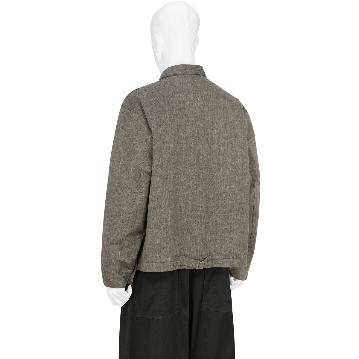 LOT.303 COVERALL JACKET WITH BLANKET LINING MELANGE CHARCOAL