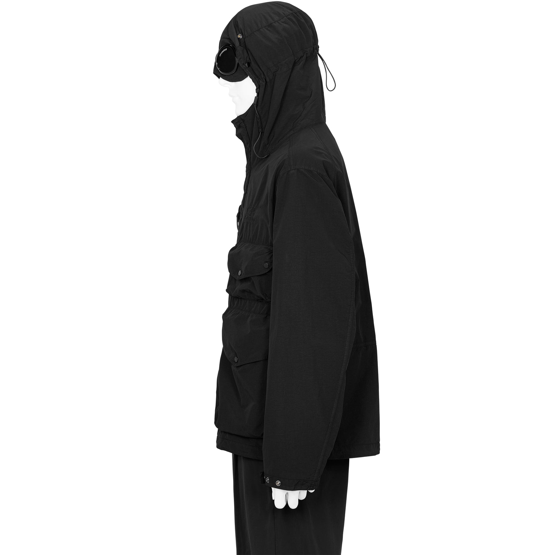 FLATT NYLON GOGGLE JACKET BLACK