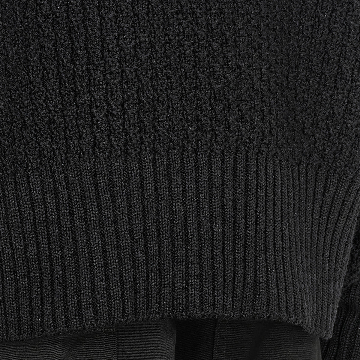 LOT.525 CREWNECK SWEATER BLACK