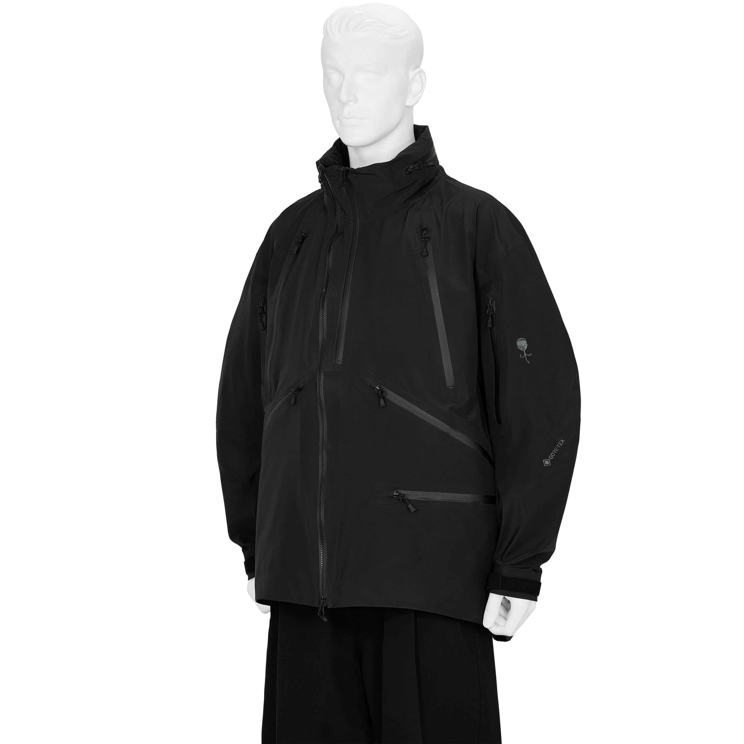 3L GORE-TEX C-KNIT SHELL JACKET BLACK