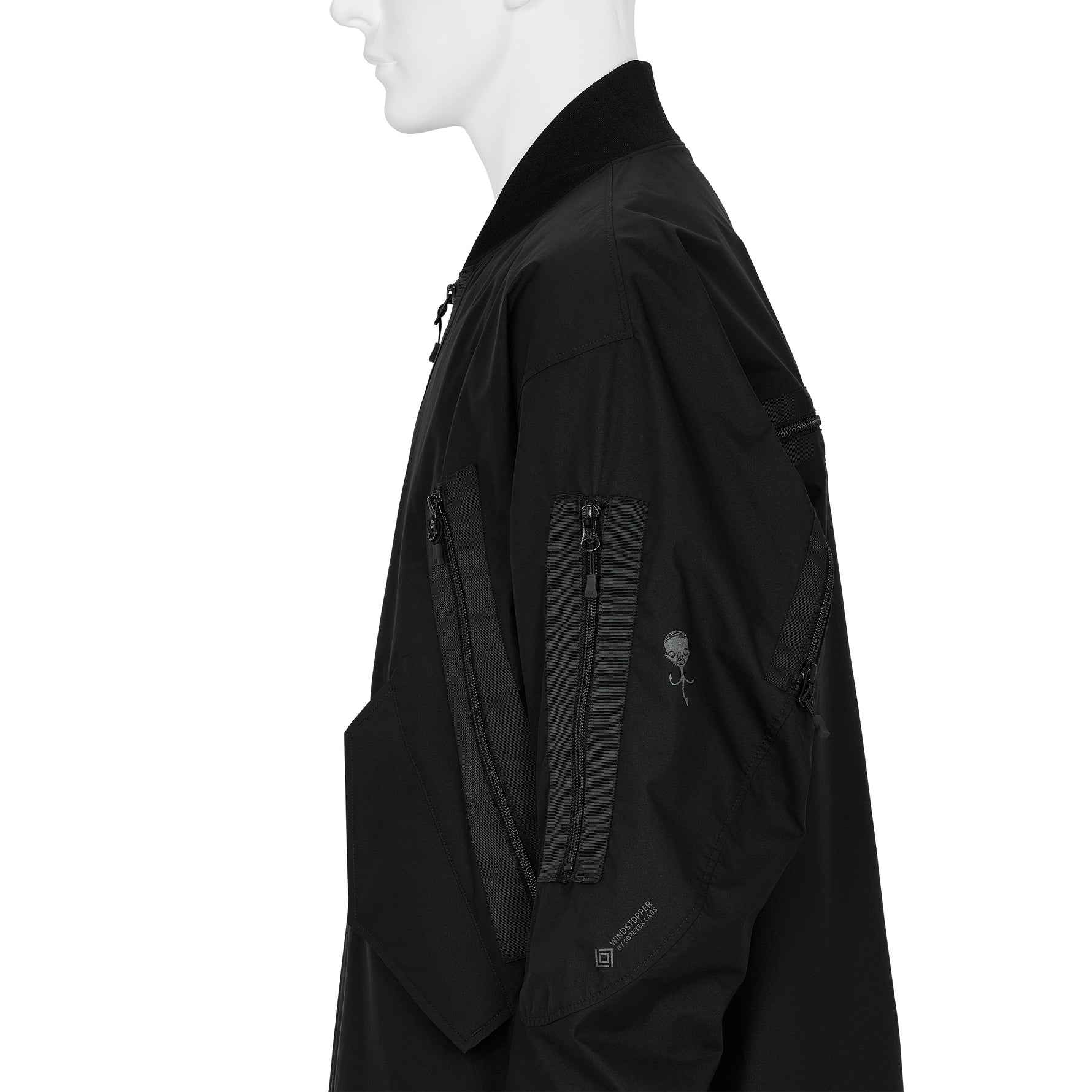 3L GORE-TEX MA-1 BLOUSON BLACK