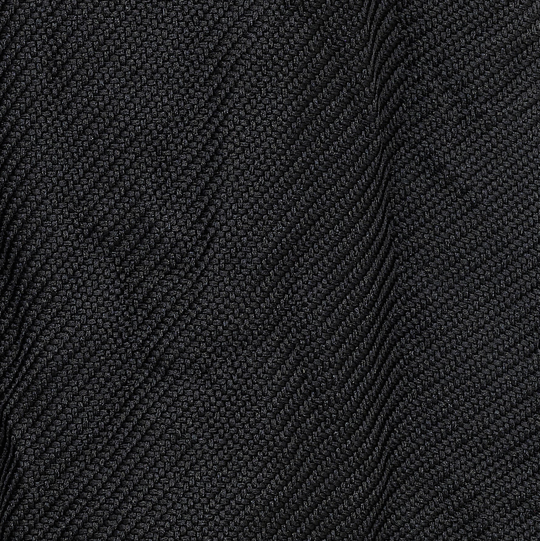 DIAGONAL POLYESTER SHORTS BLACK