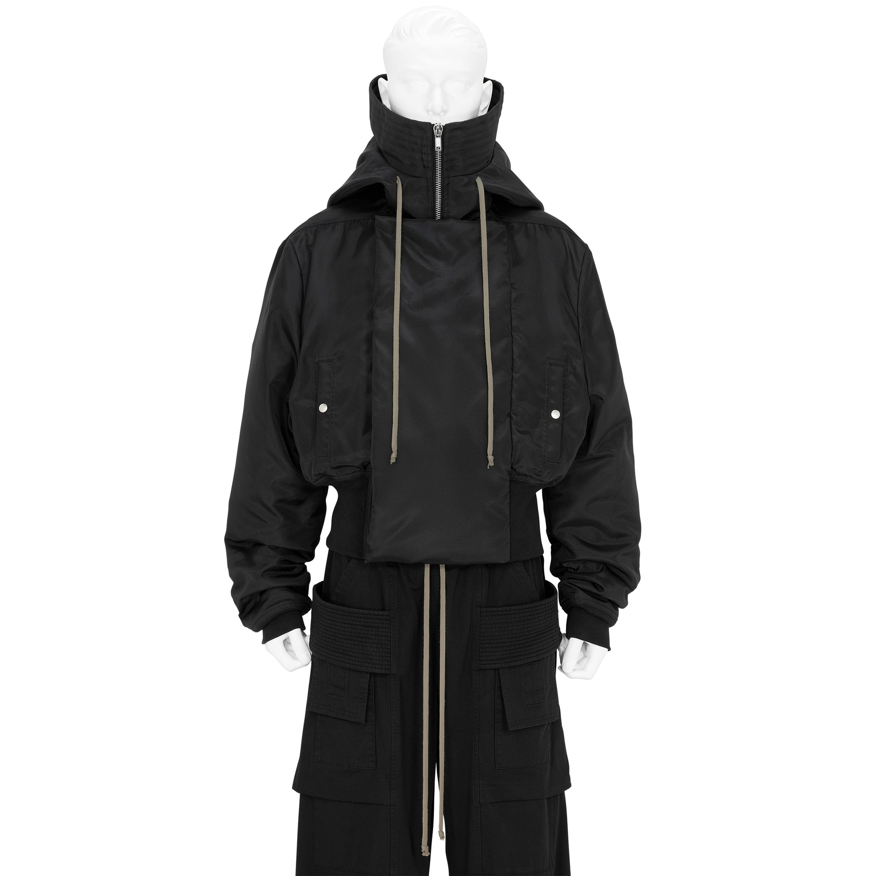CROPPED ALICE PARKA BLACK