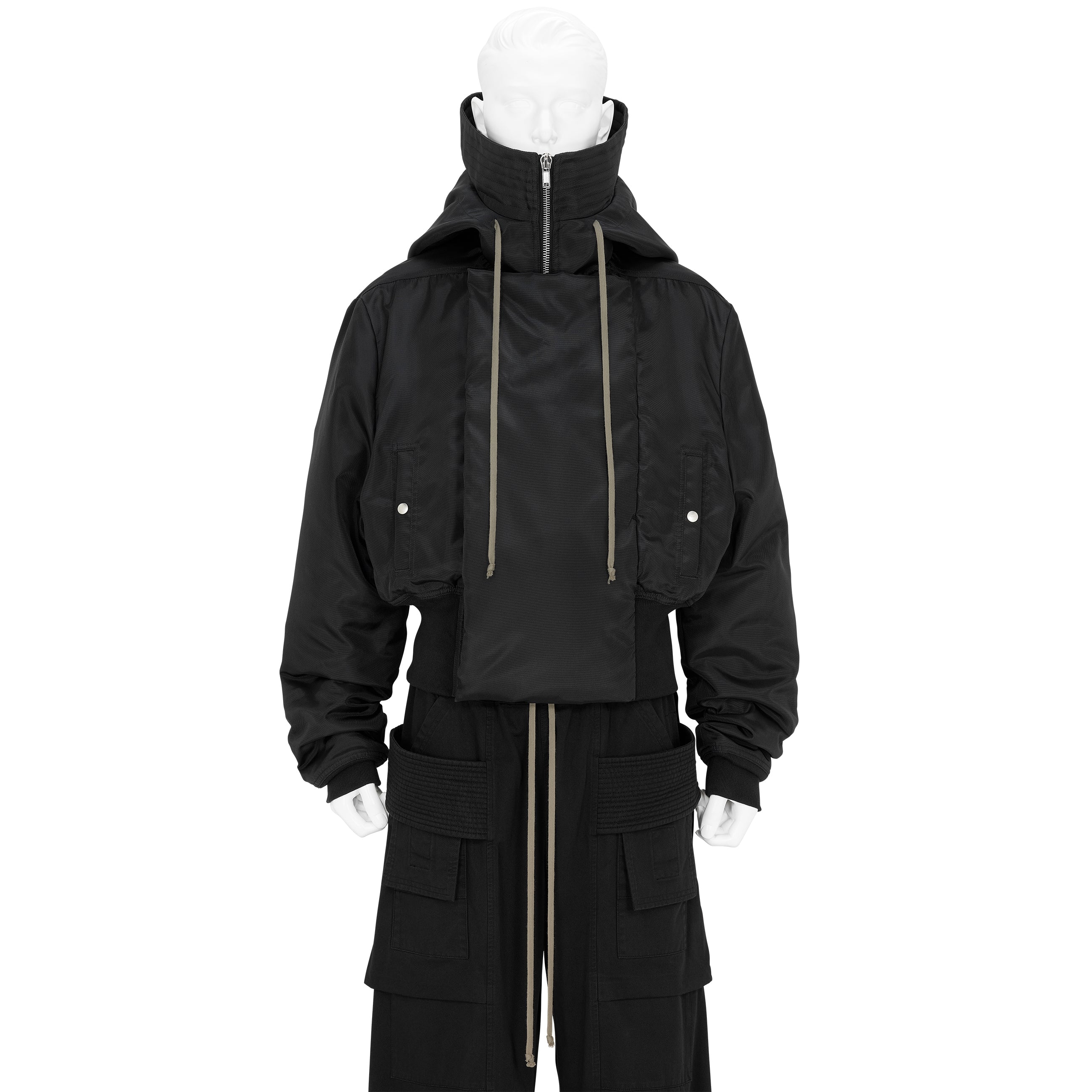 CROPPED ALICE PARKA BLACK