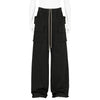 DRAWSTRINGS CREATCH WIDE CARGO PANT BLACK