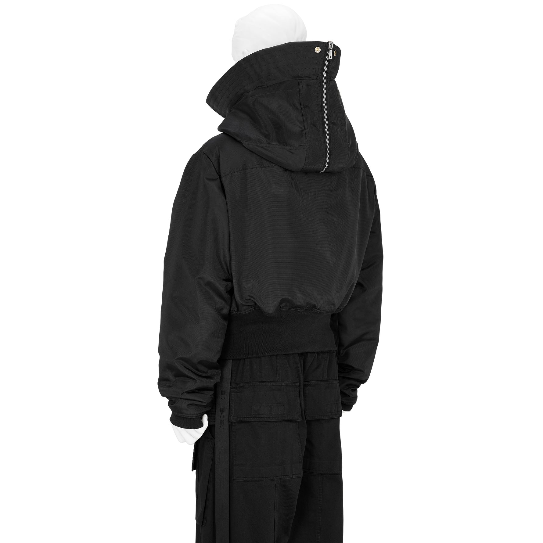 CROPPED ALICE PARKA BLACK