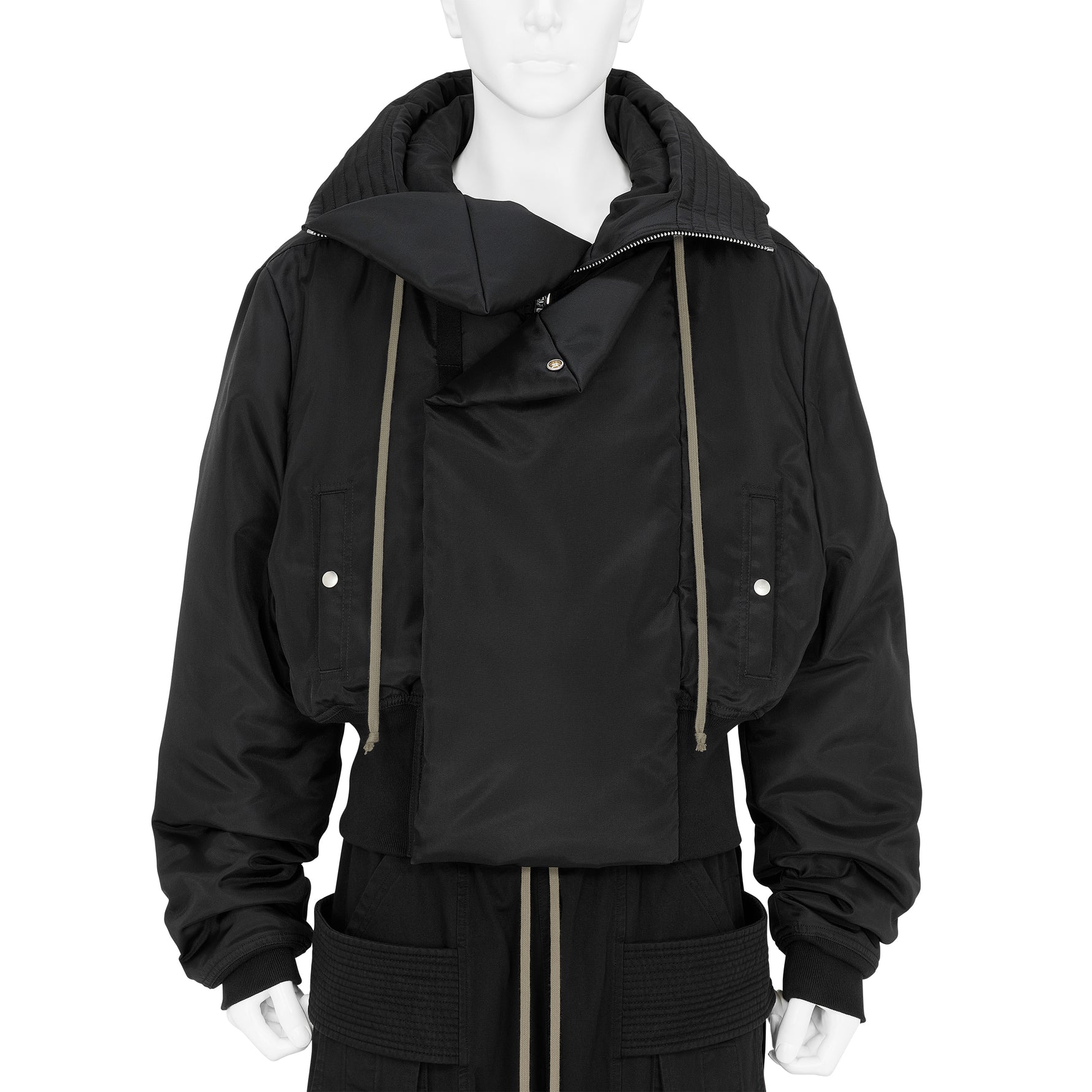 CROPPED ALICE PARKA BLACK