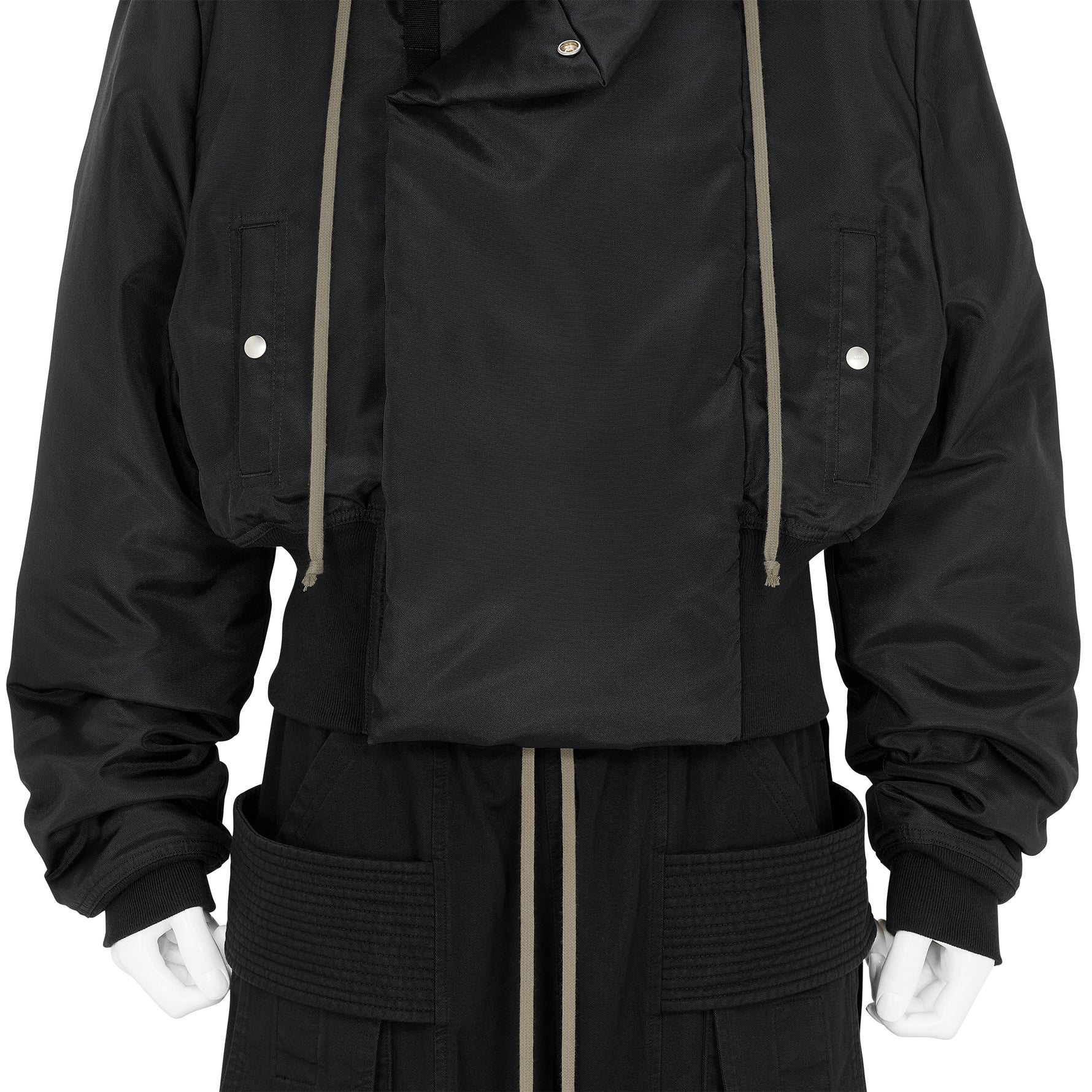 CROPPED ALICE PARKA BLACK