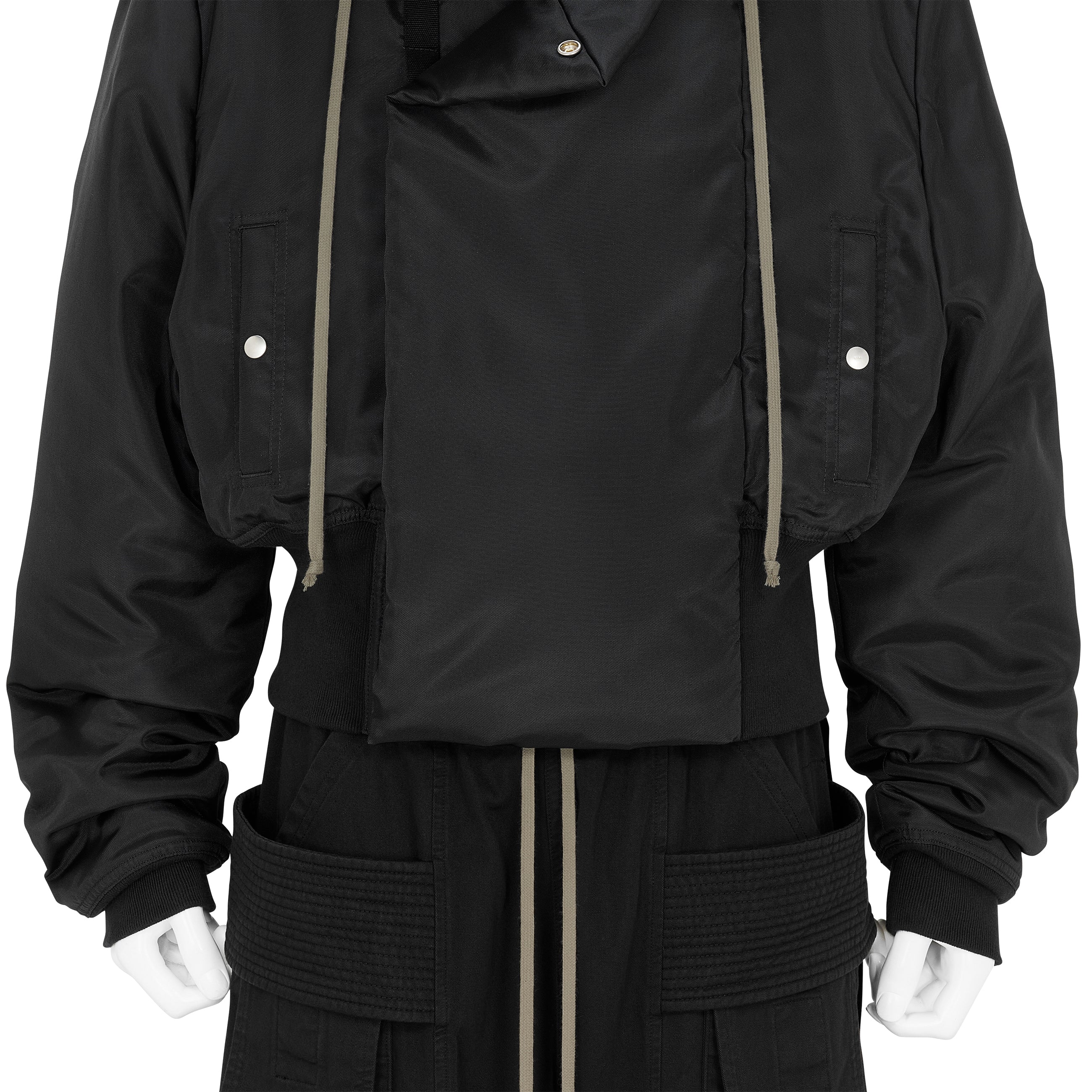 CROPPED ALICE PARKA BLACK