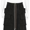 DRAWSTRINGS CREATCH WIDE CARGO PANT BLACK