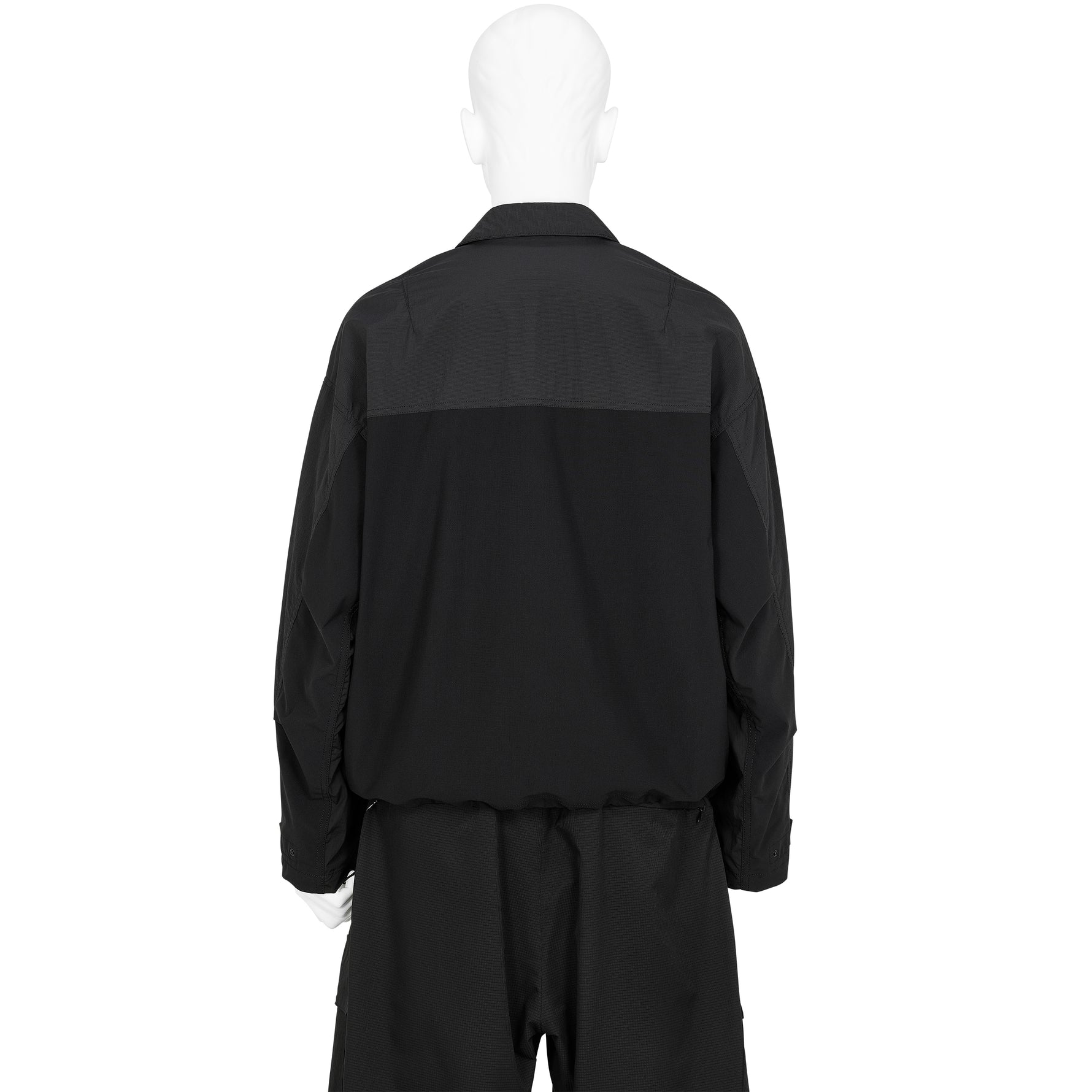 FUNCTIONAL REGULAR COLLAR BLOUSON BLACK