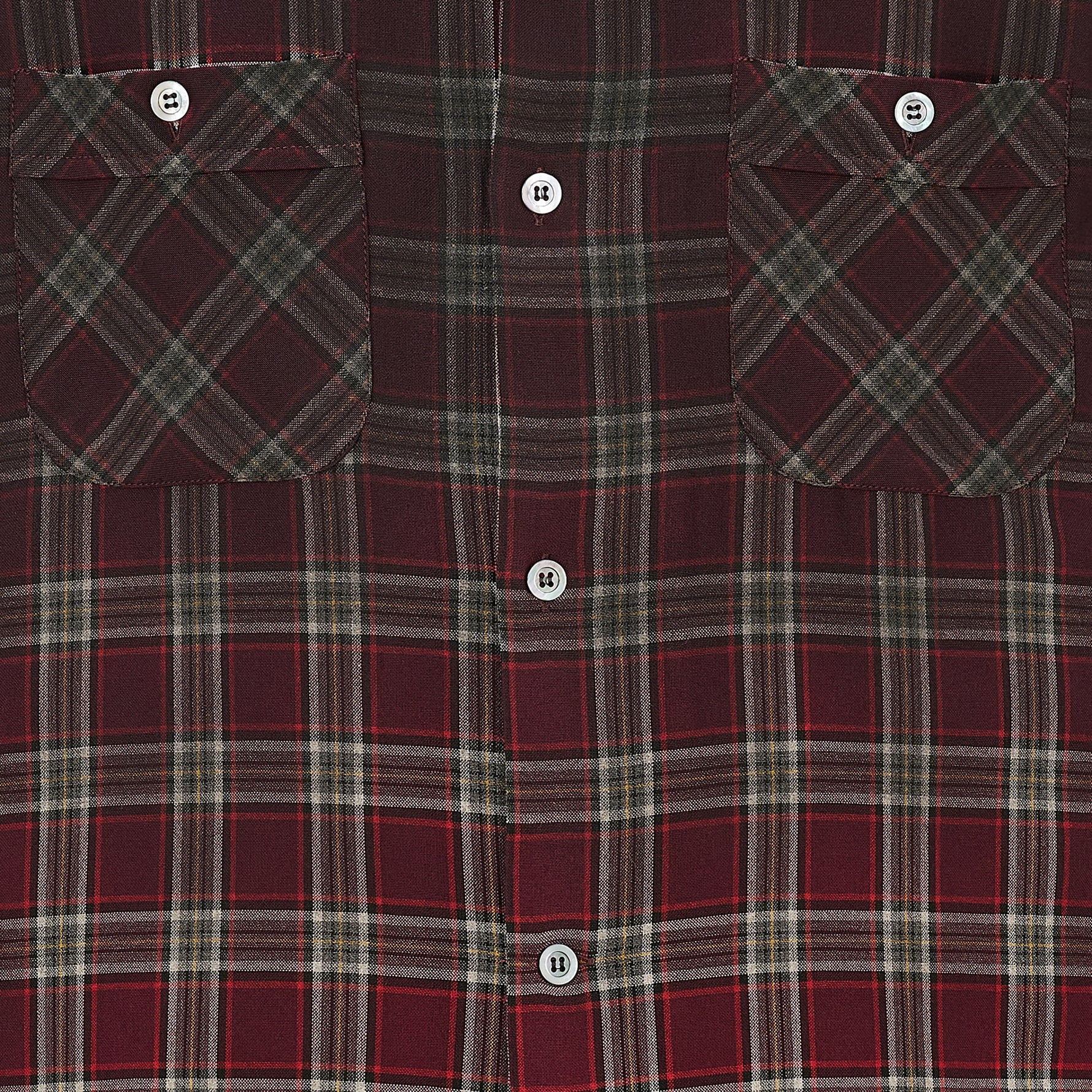 FADED CHECK SHIRT RED
