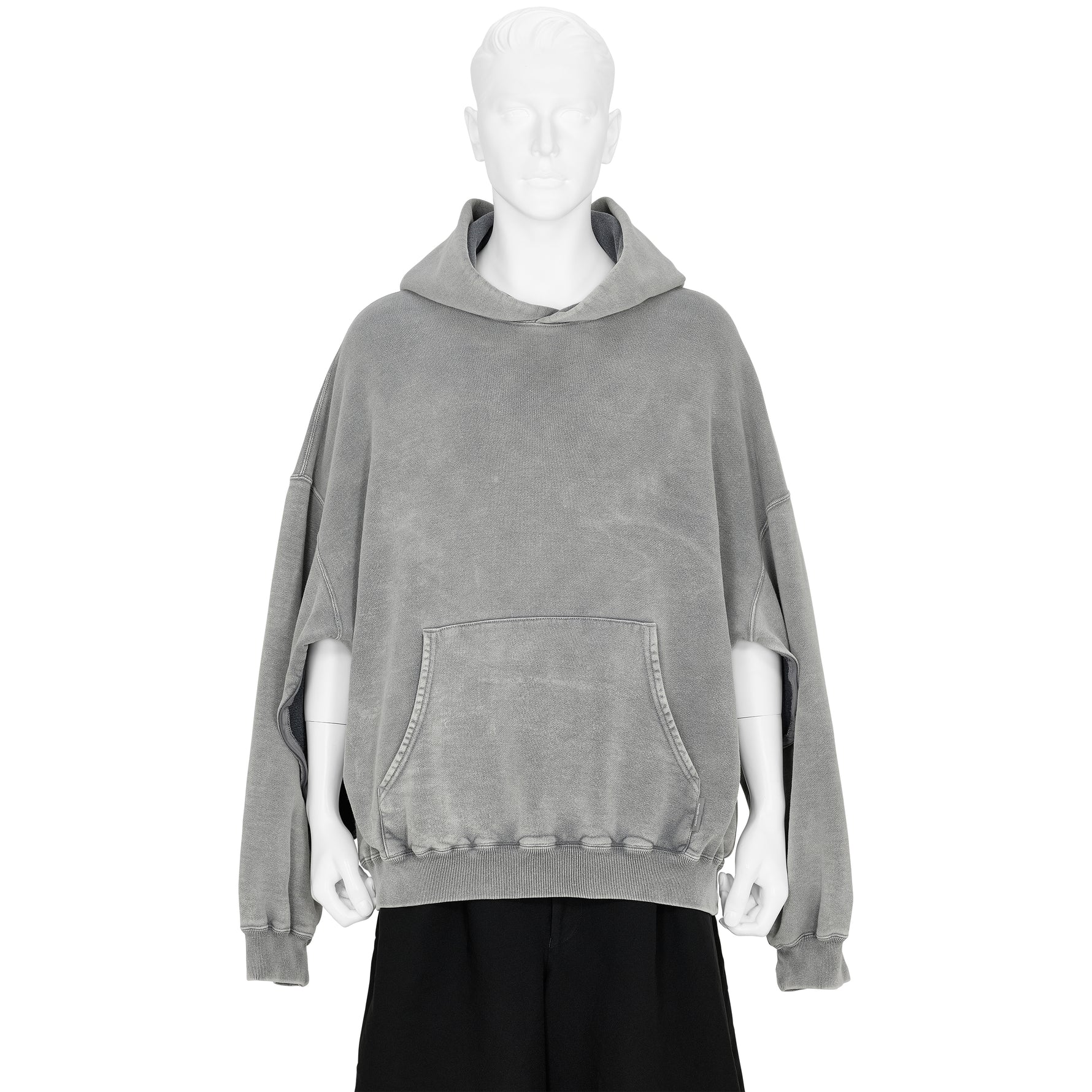 RED LABEL 2WAY HOODIE LIGHT GRAY