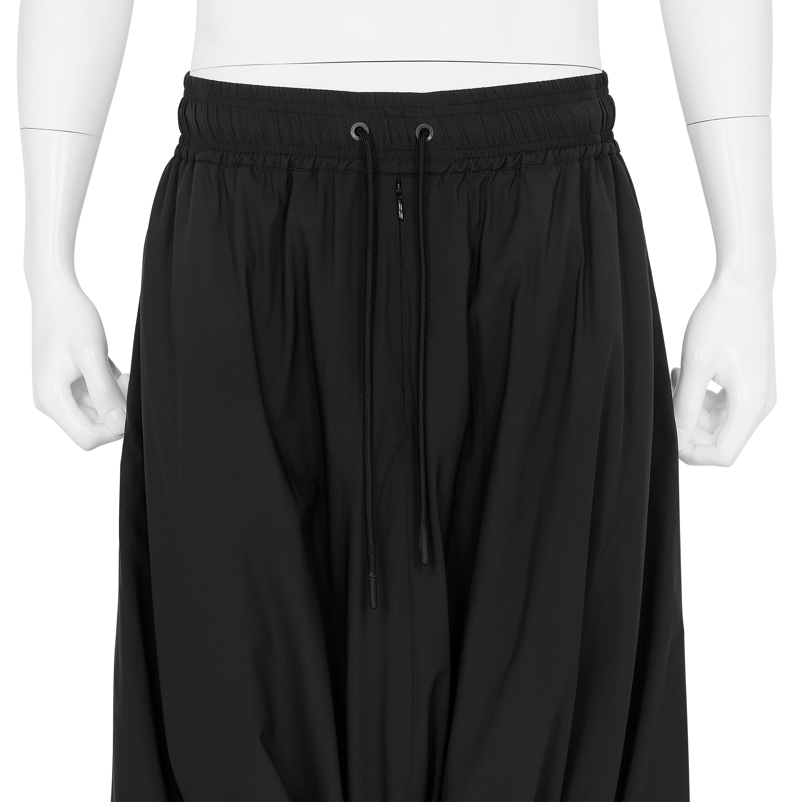 PADDED SARROUEL PANTS BLACK