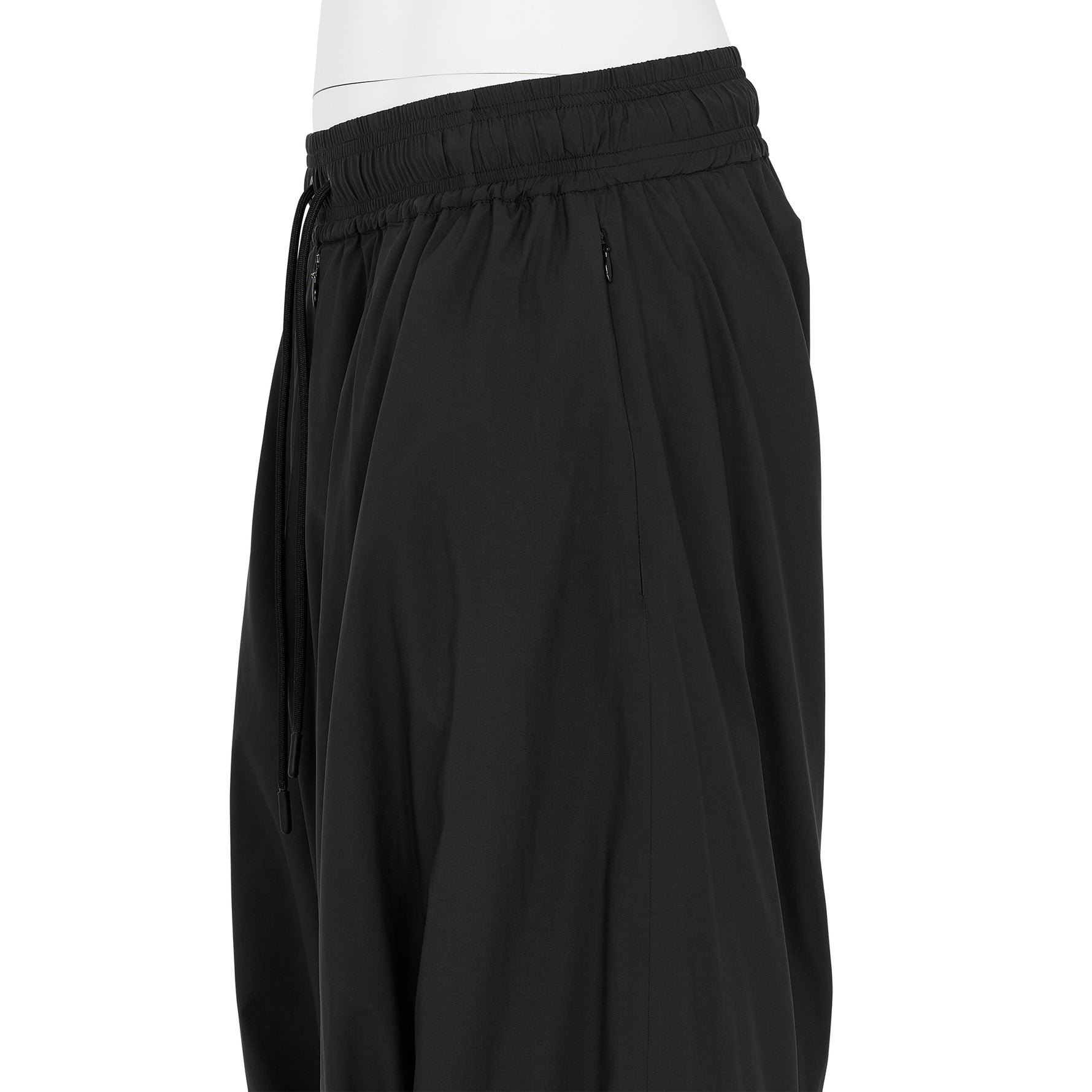 PADDED SARROUEL PANTS BLACK