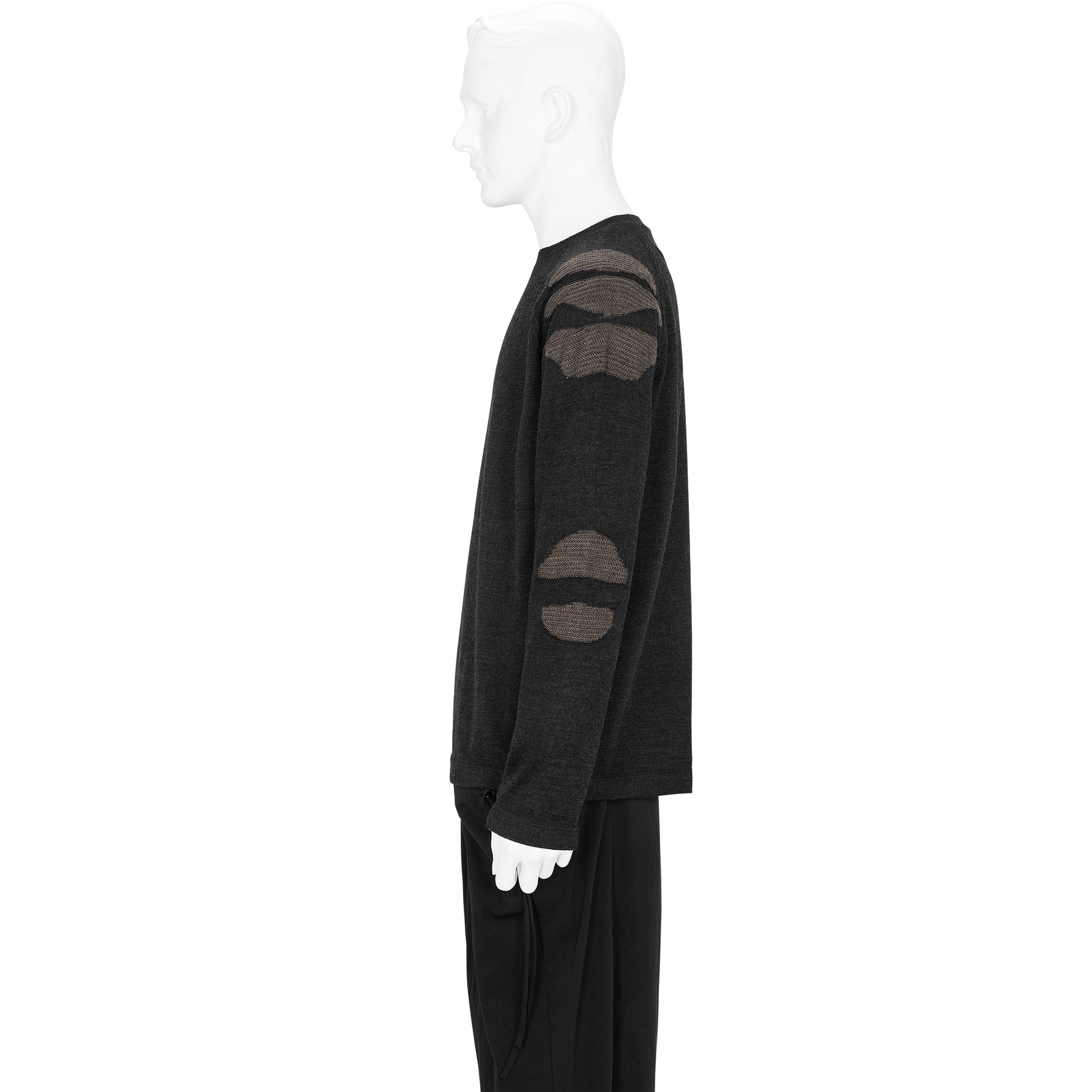 MEDITER KNITTED LONGSLEEVE SHUNGITE BLACK