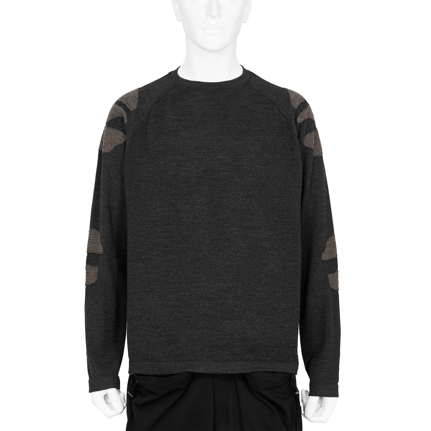 MEDITER KNITTED LONGSLEEVE SHUNGITE BLACK