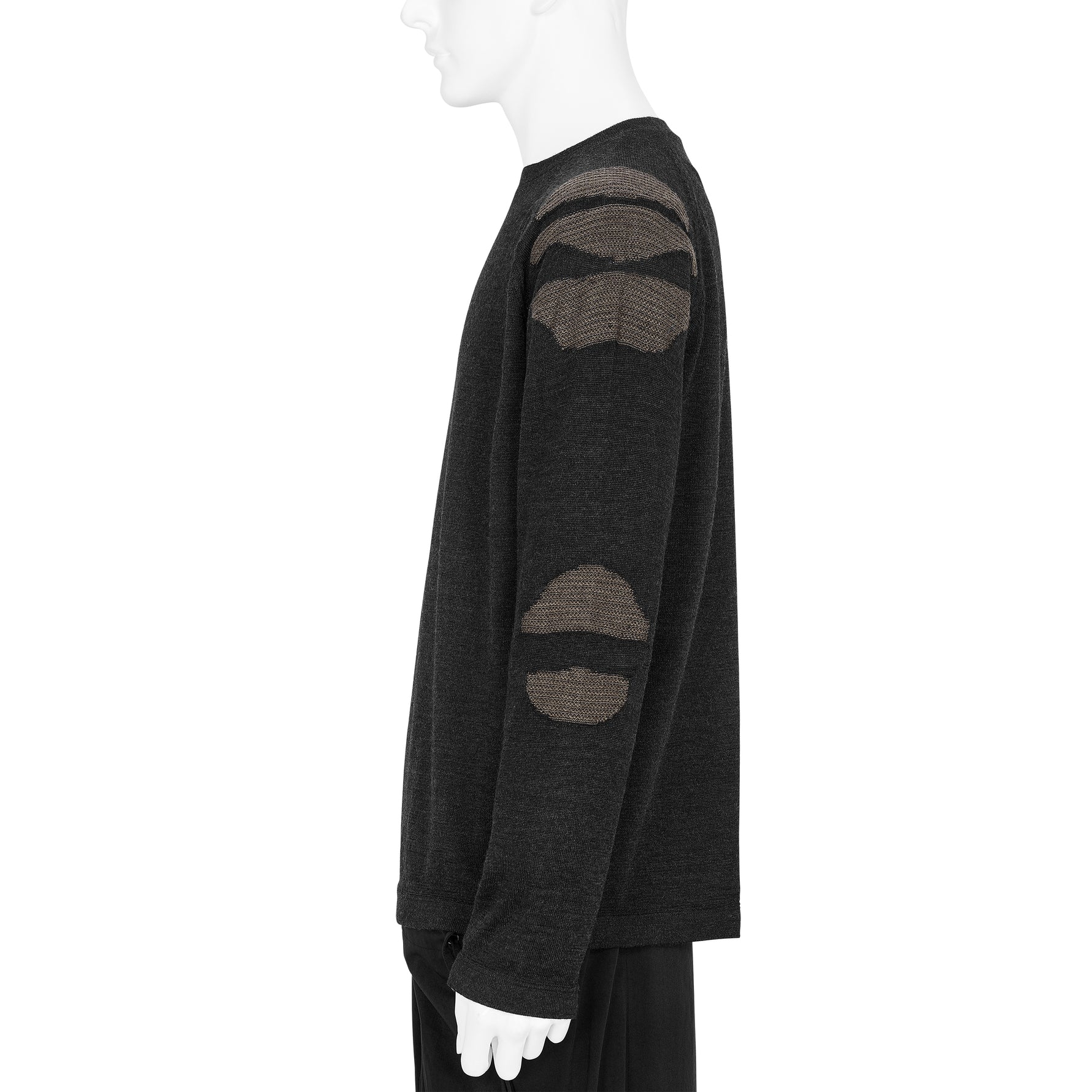 MEDITER KNITTED LONGSLEEVE SHUNGITE BLACK