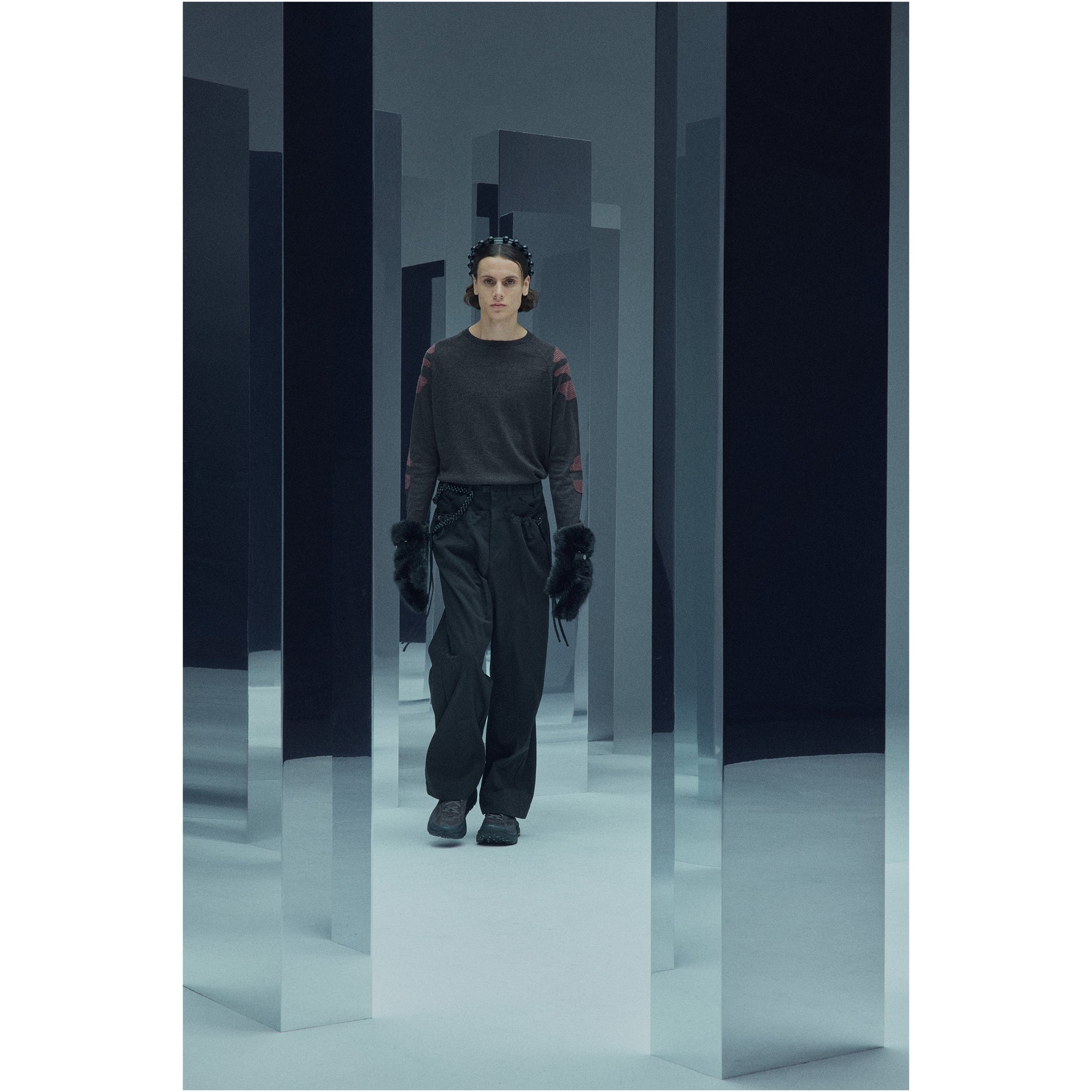 MEDITER KNITTED LONGSLEEVE SHUNGITE BLACK
