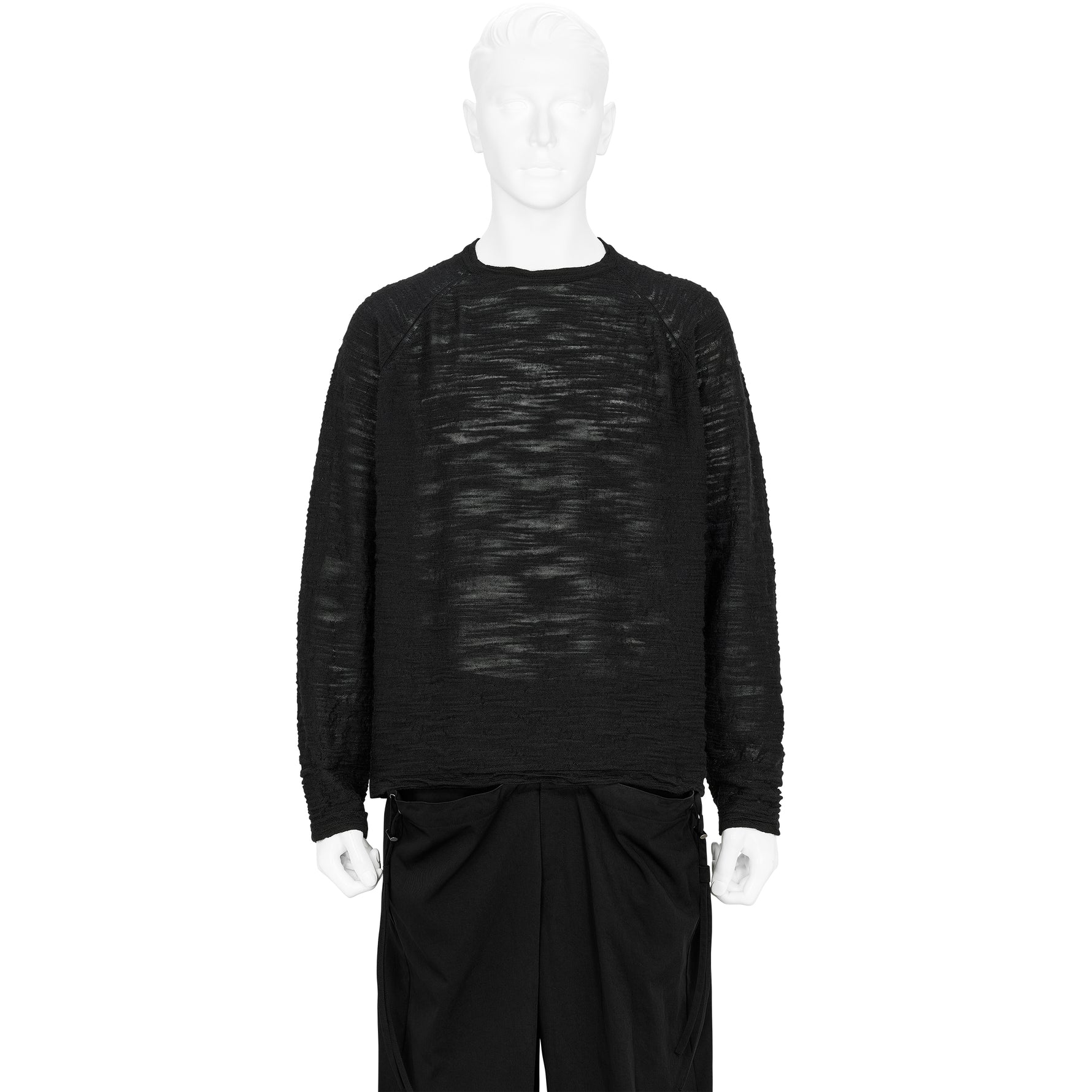 VALIO KNITTED LONGSLEEVE SHUNGITE BLACK