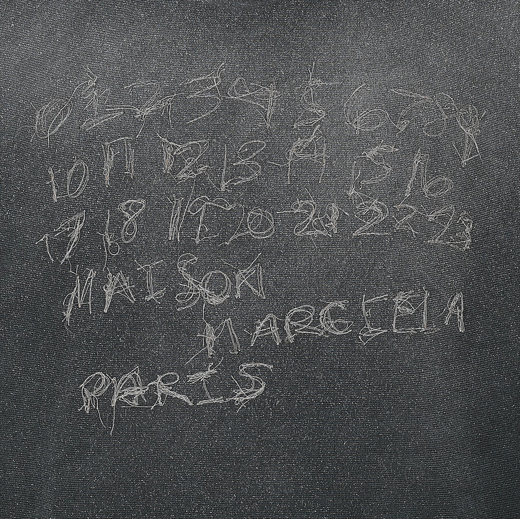 EMBROIDERY LOGO HOODY BLACK