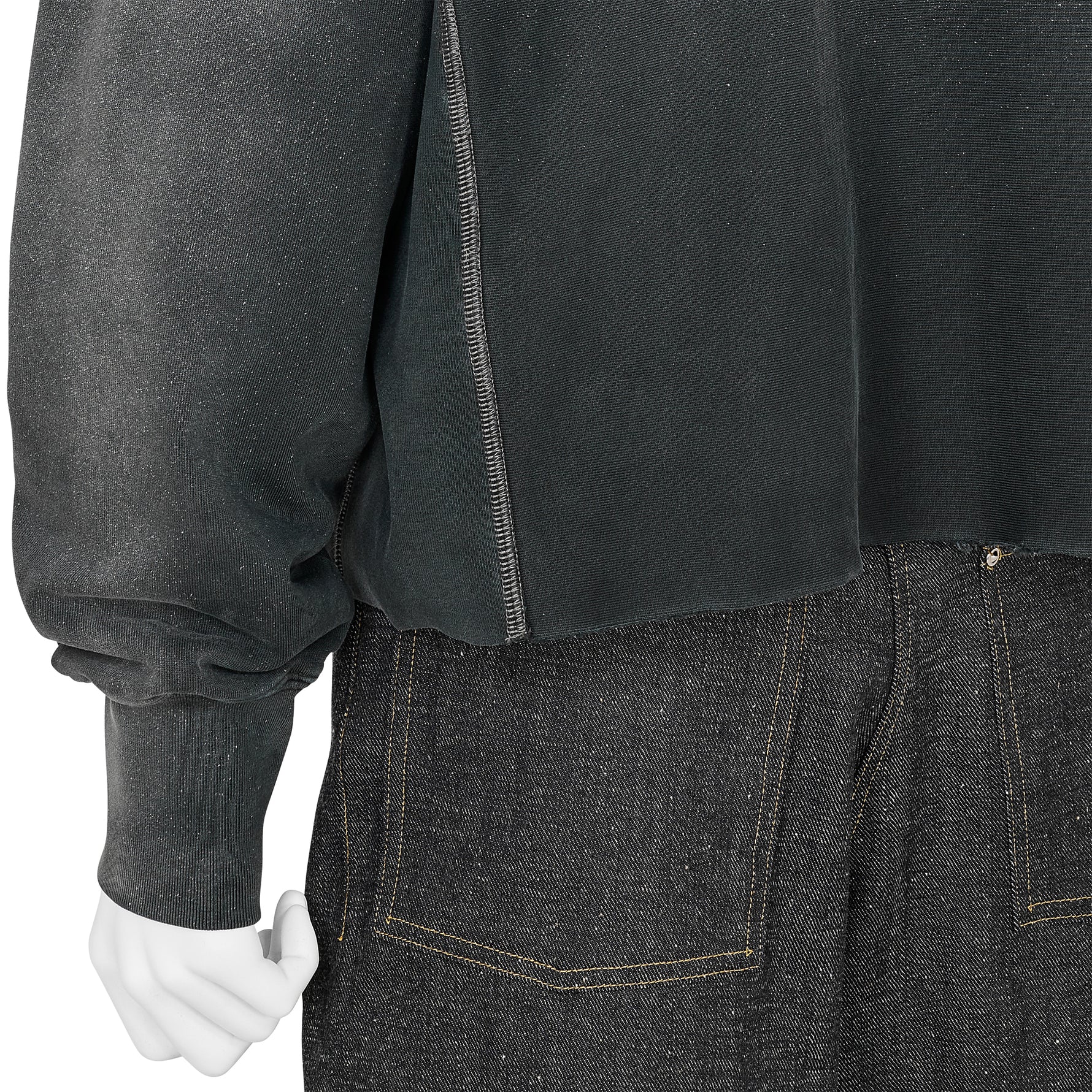 EMBROIDERY LOGO HOODY BLACK