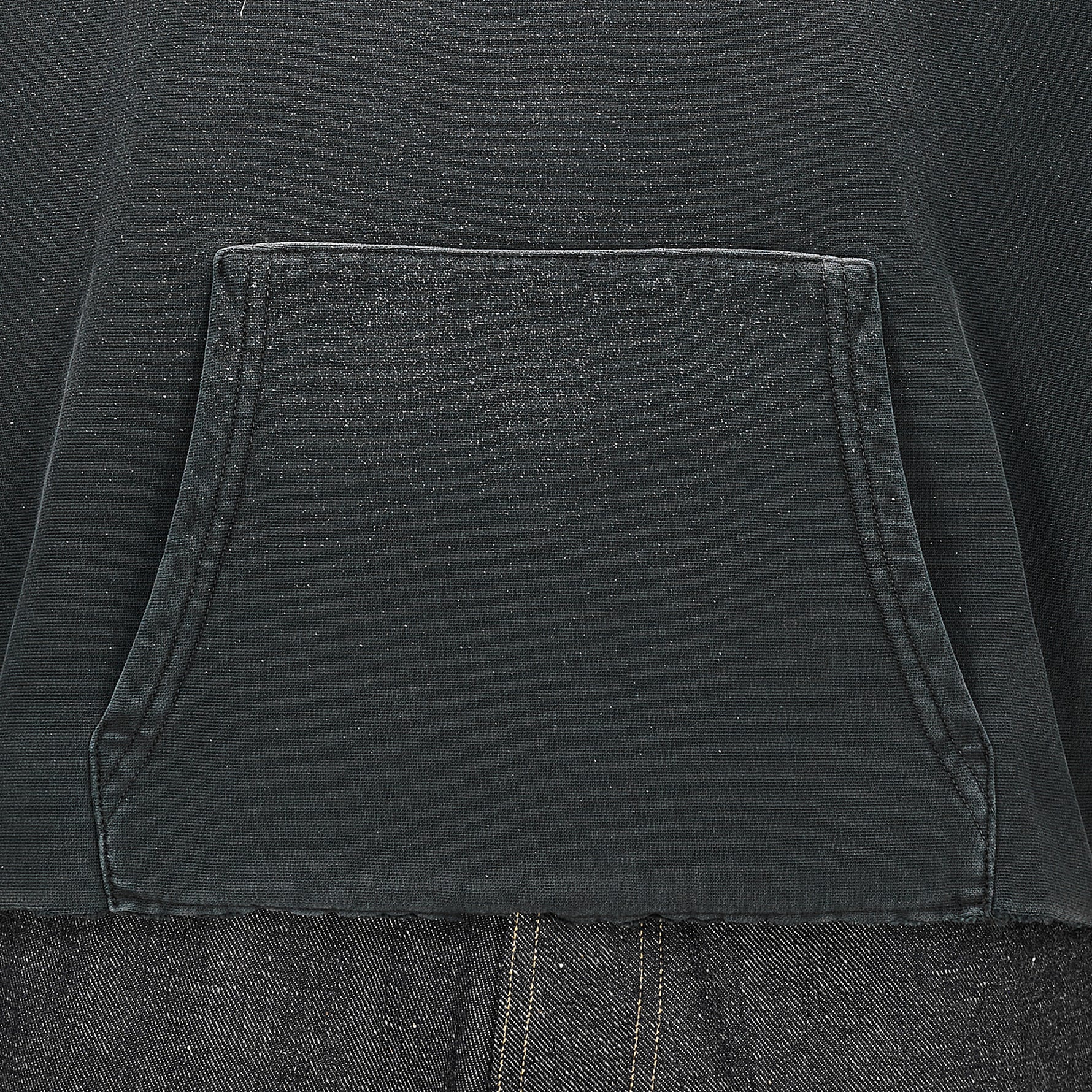 EMBROIDERY LOGO HOODY BLACK