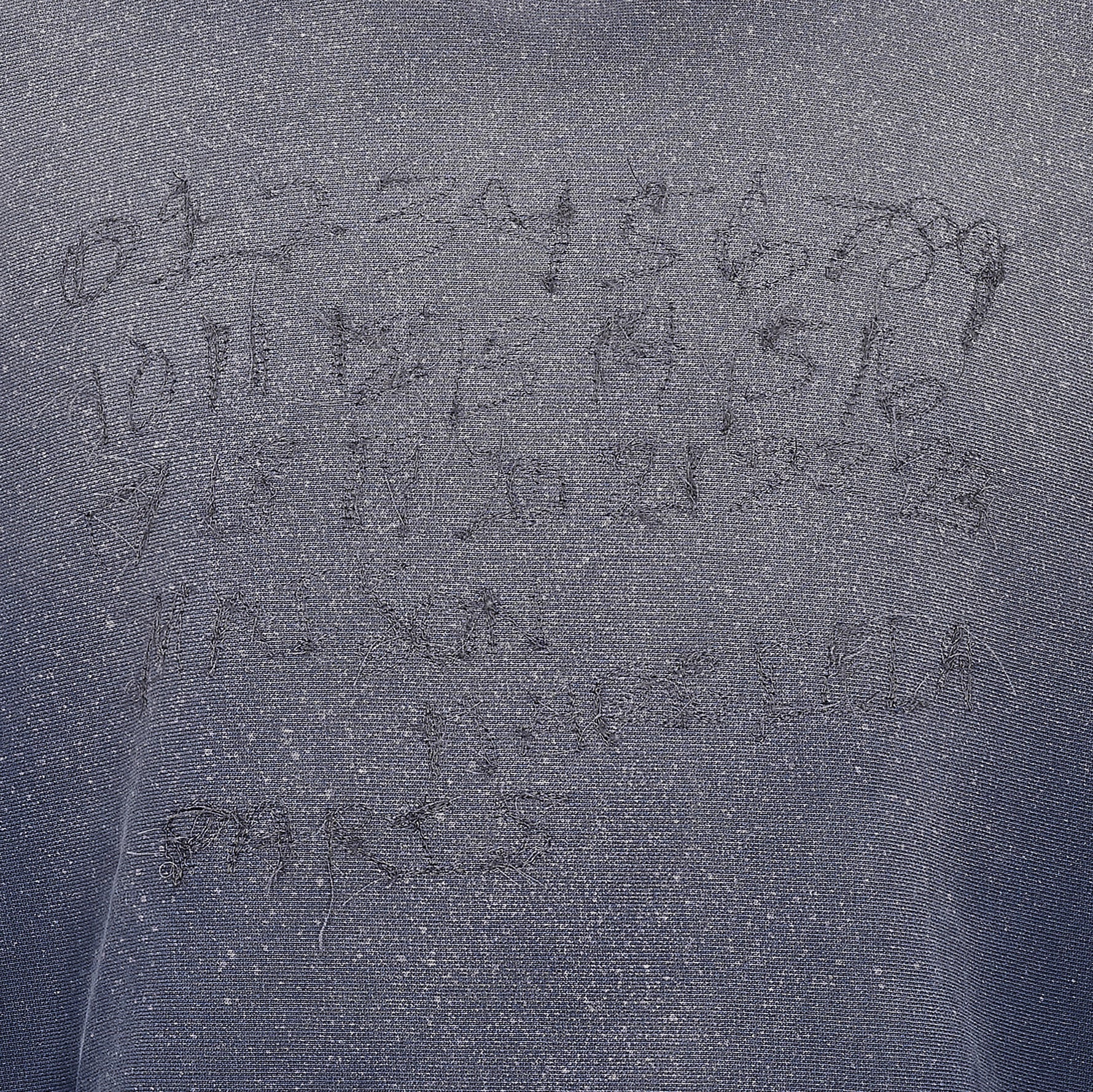 EMBROIDERY LOGO HOODY BLUE PURPLE