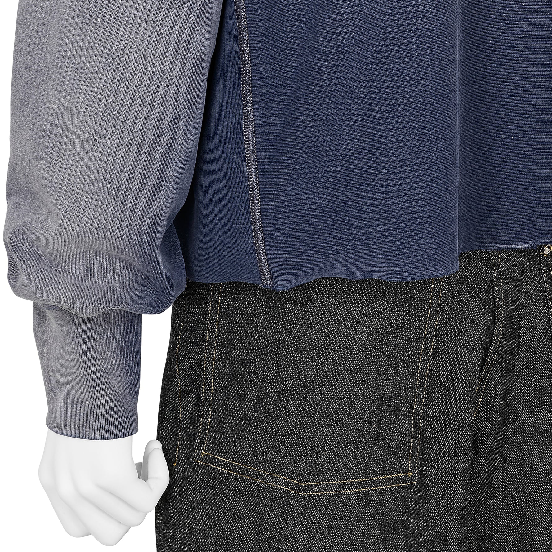 EMBROIDERY LOGO HOODY BLUE PURPLE