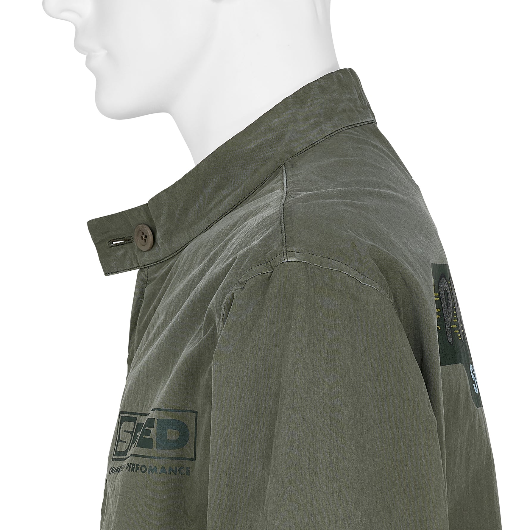 VINTAGE STYLE SPORTS WEAR JACKET KHAKI