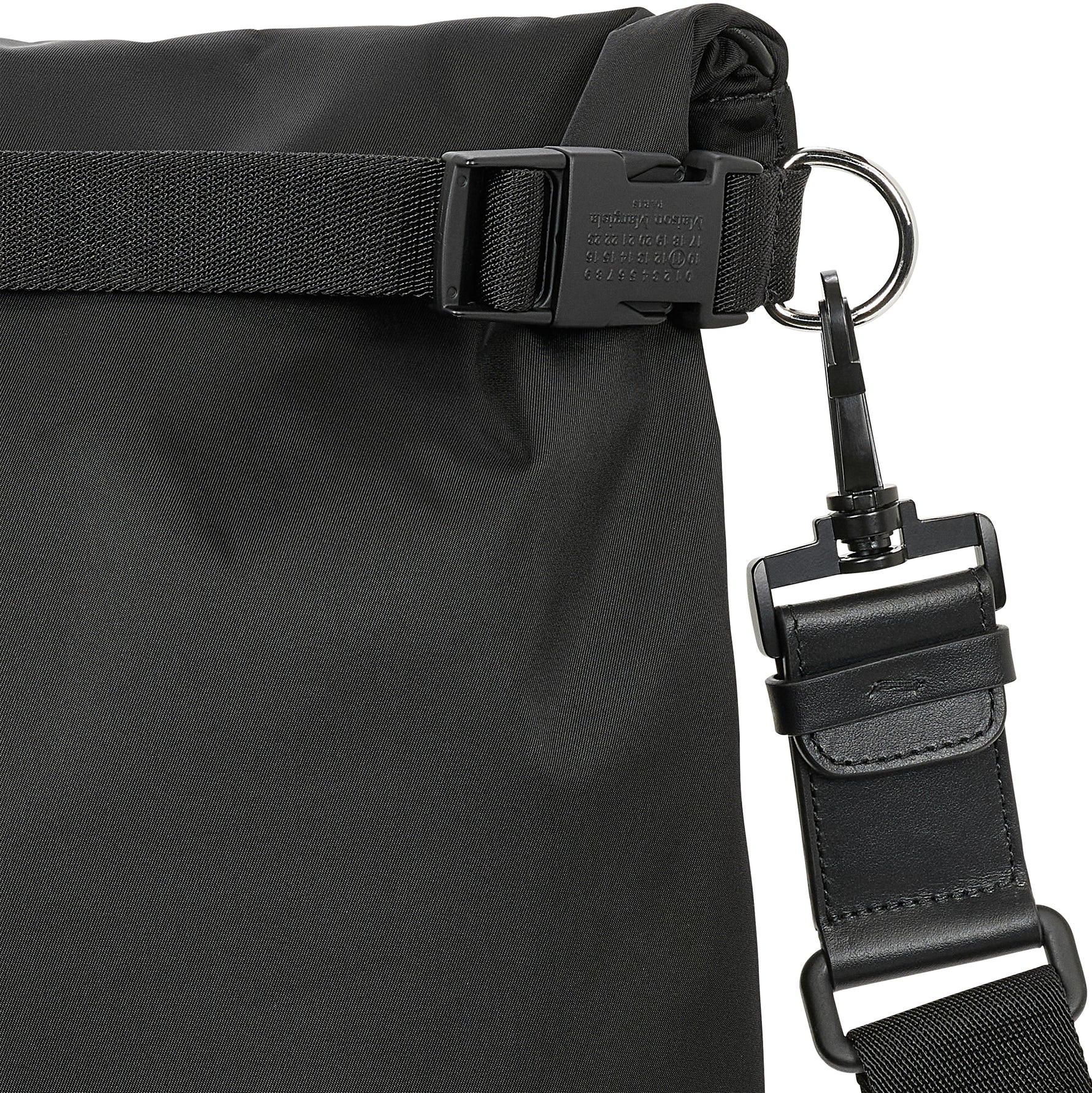 HIGH TECH ROLL UP BACKPACK BLACK
