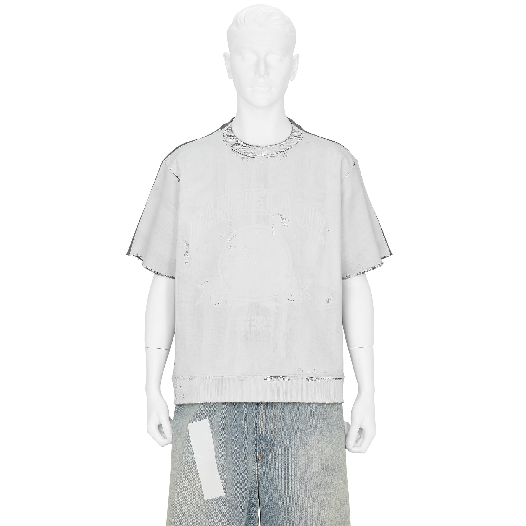 S/S PAINT SWEAT GRAY