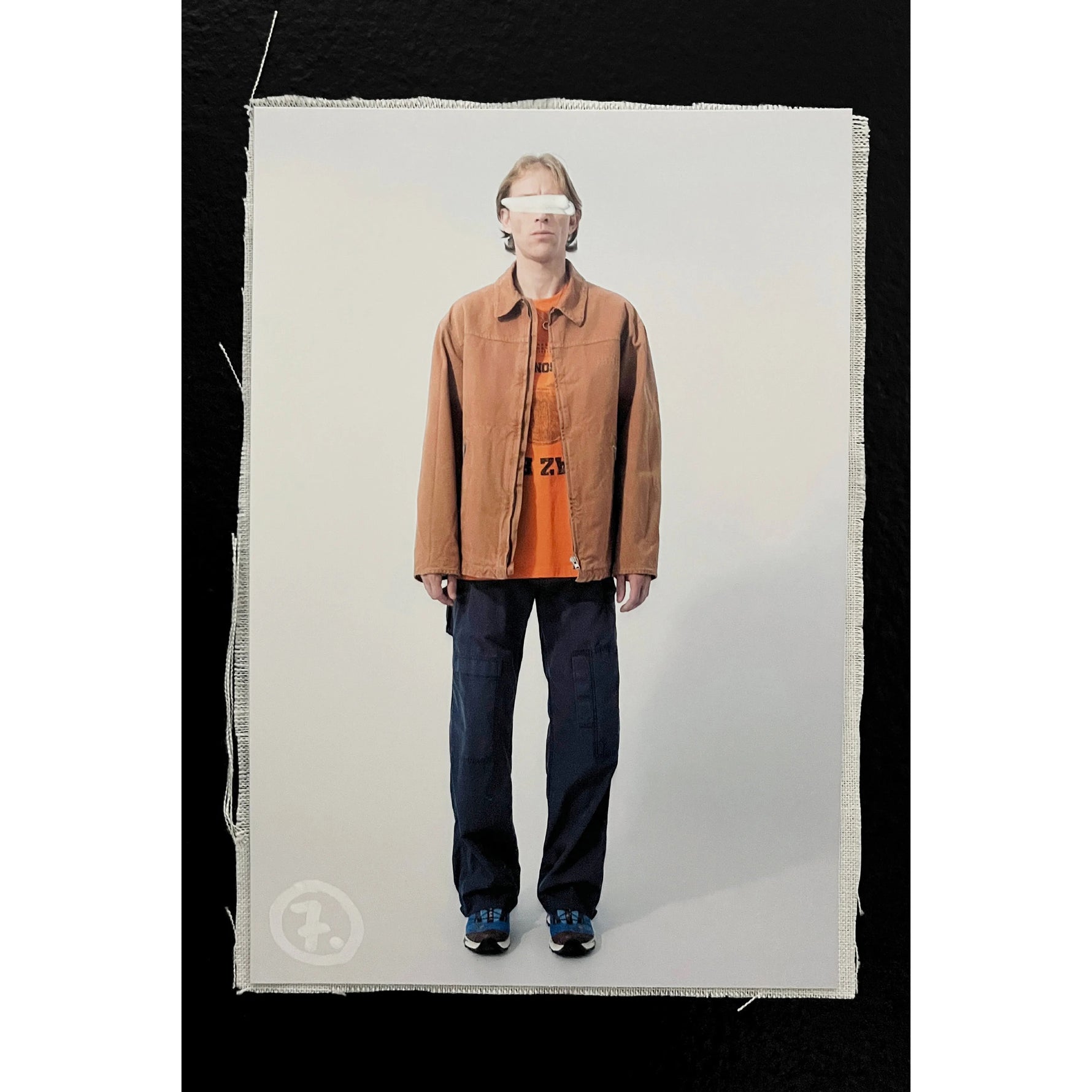 TOPAZ BLUE TEE SHIRT BLACK