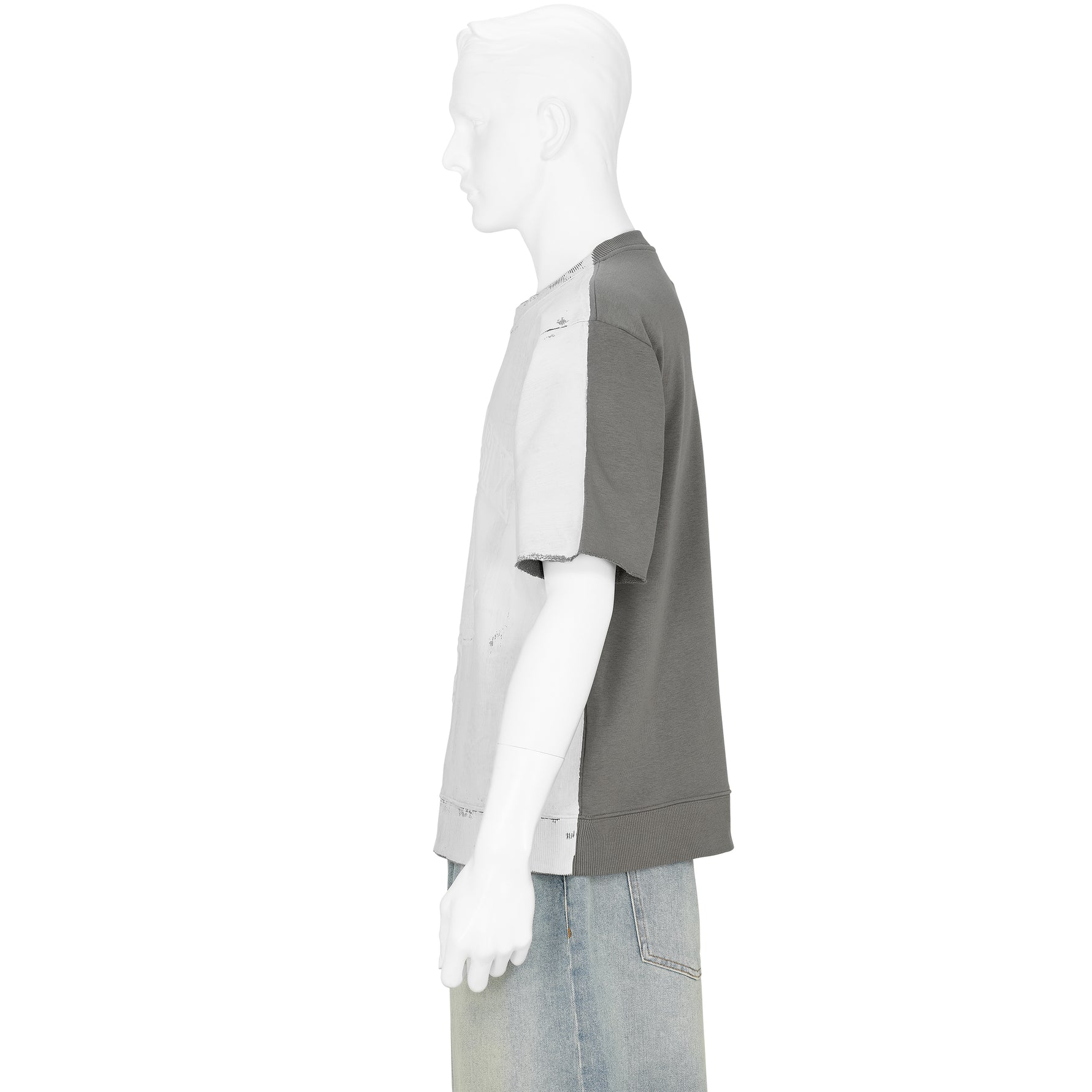 S/S PAINT SWEAT GRAY