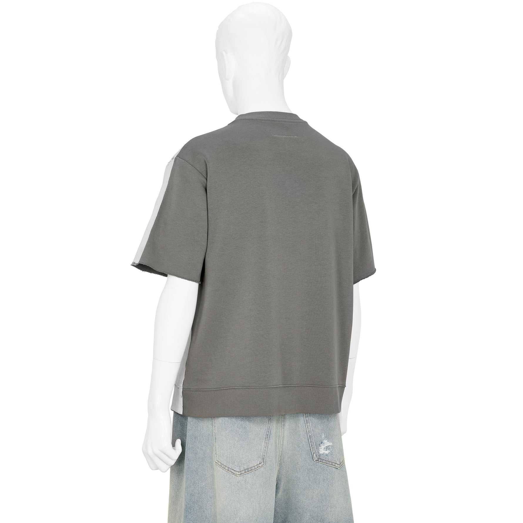 S/S PAINT SWEAT GRAY